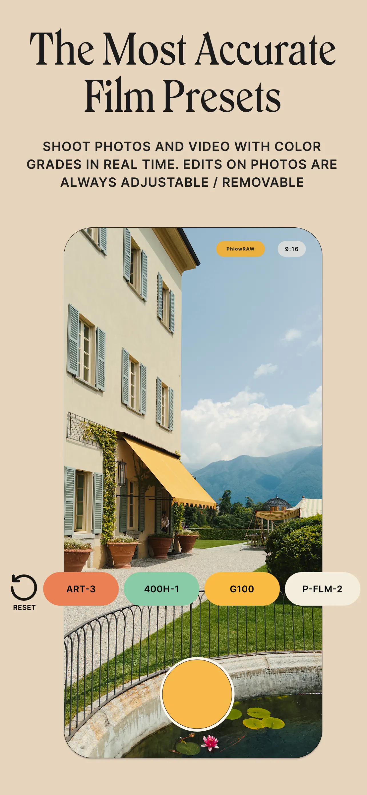 Phlow: Pro Camera Photo Editor App Store screenshot 2