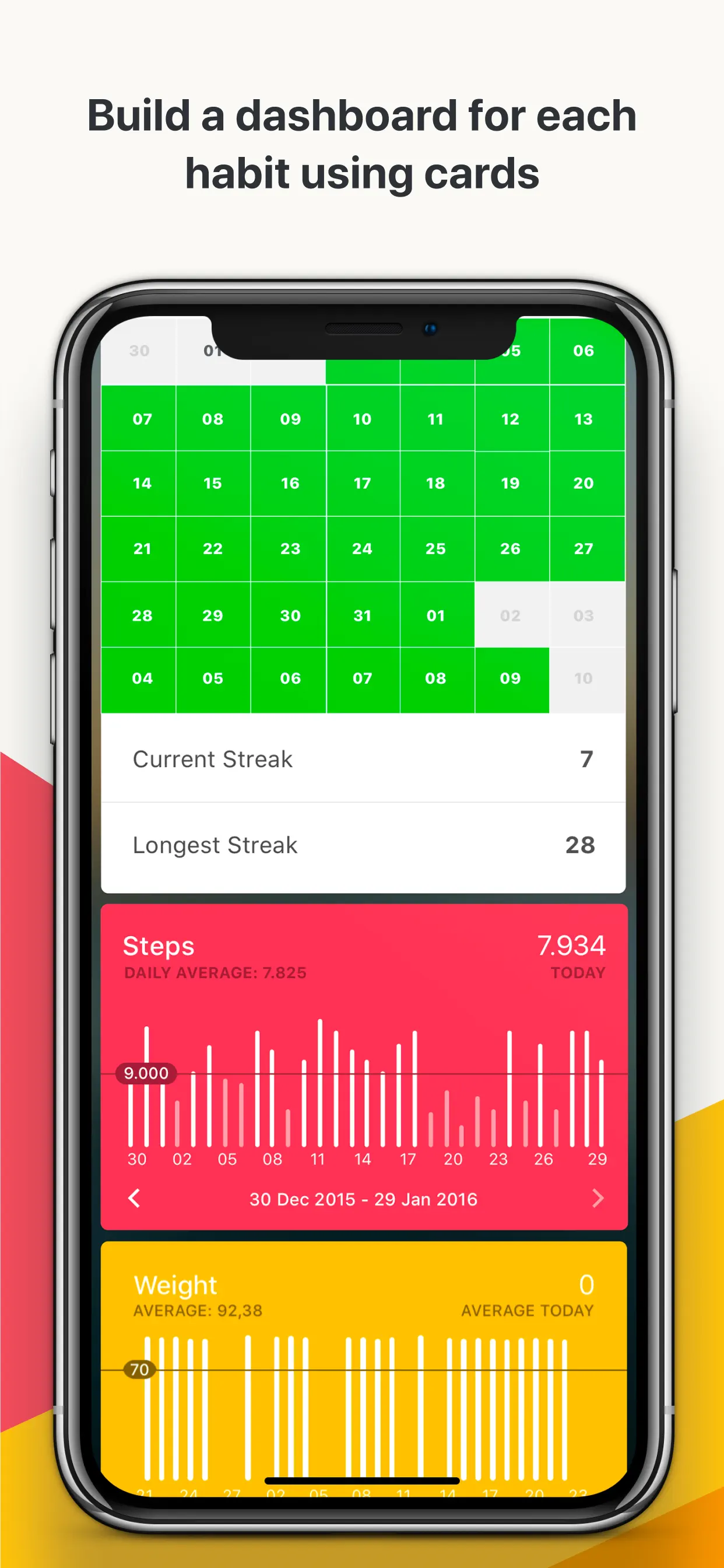Today Habit tracker App Store screenshot 3