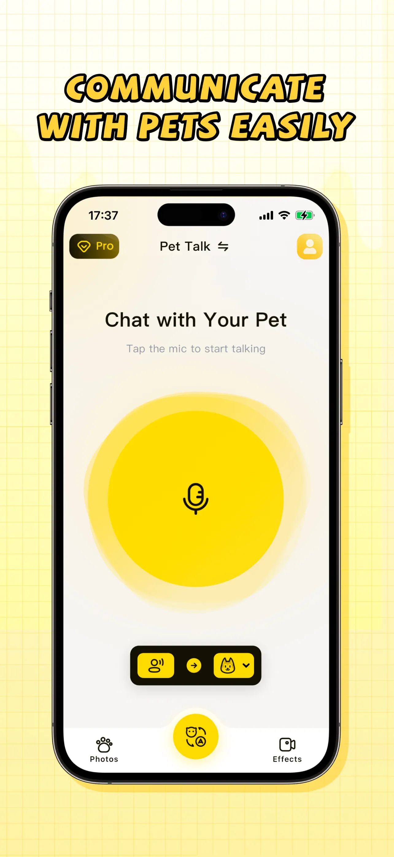 PetFun-Pet Talk & Camera App Store screenshot 1