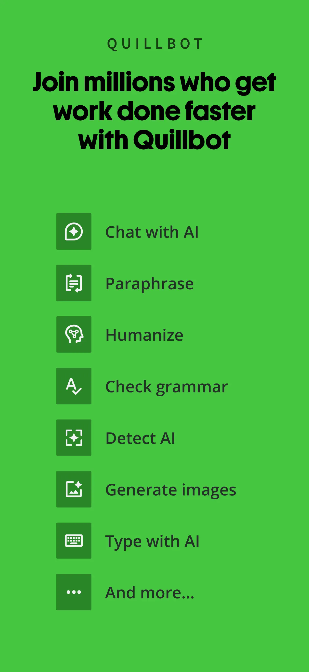 Quillbot-AI Writing & Keyboard App Store screenshot 2