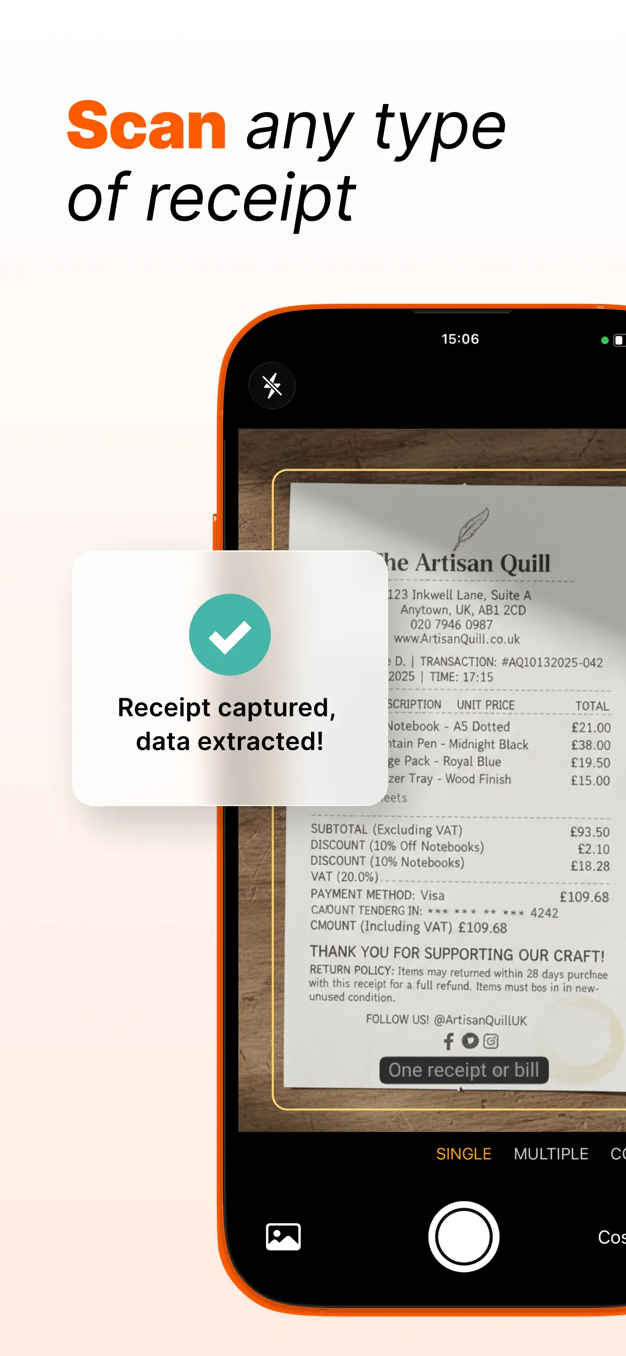 Dext: Expense Tracker App Store screenshot 2