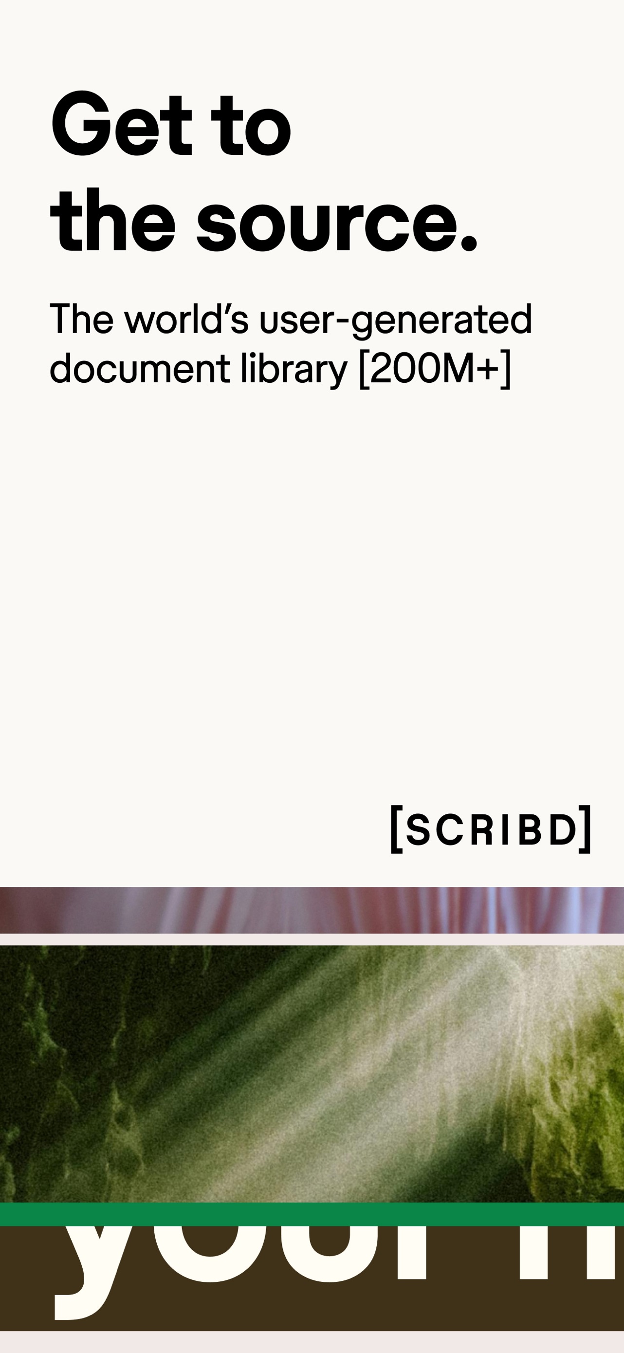 Scribd: 170M+ documents App Store screenshot 1