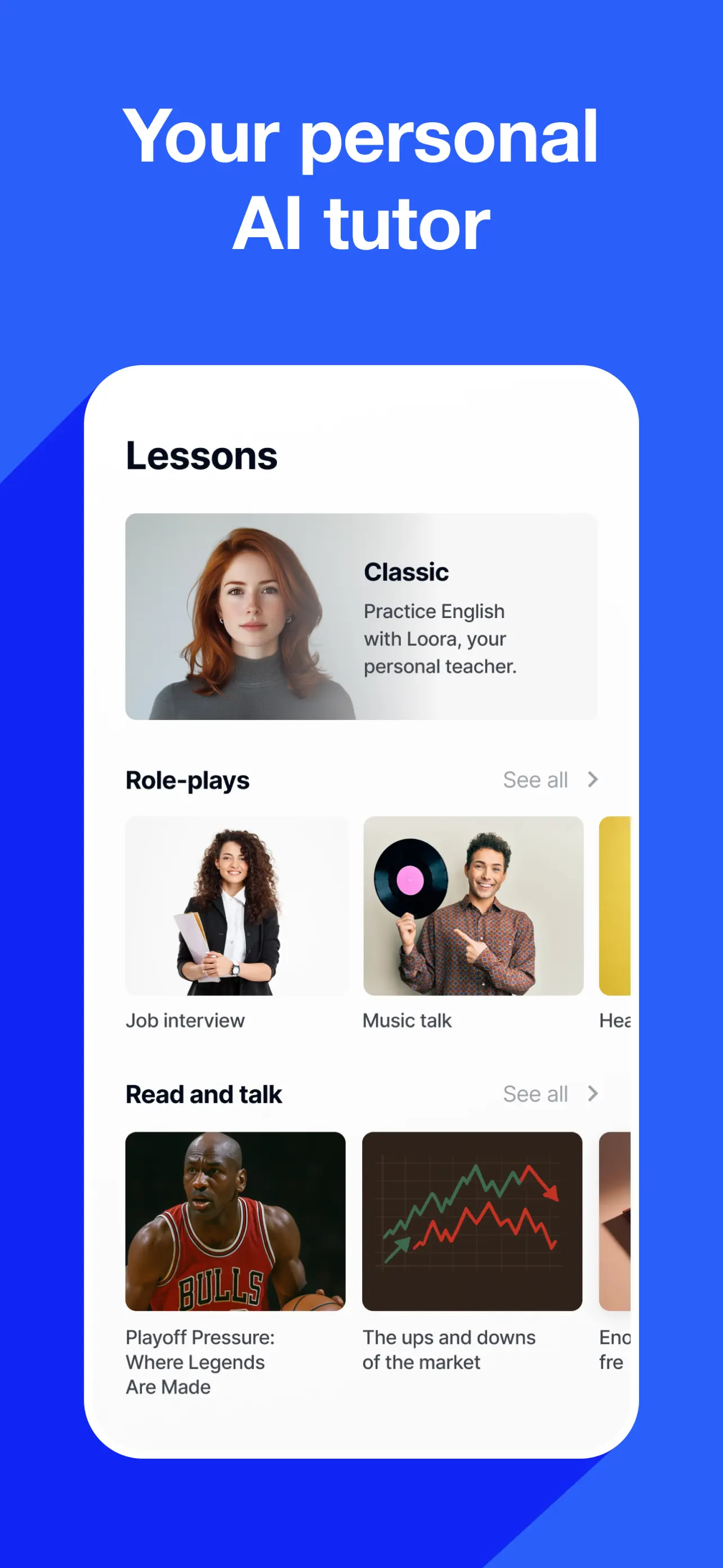 Speak English with Loora AI App Store screenshot 4