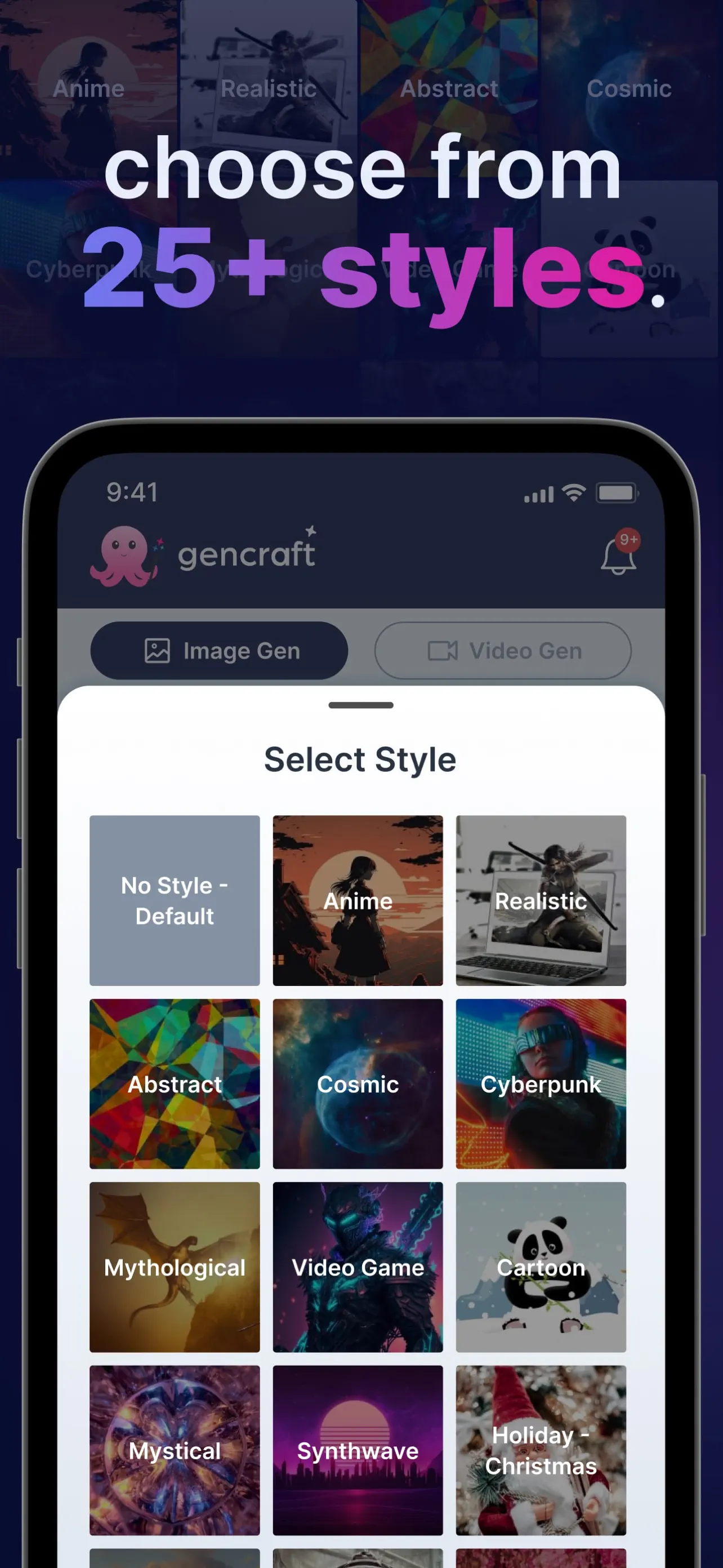 Gencraft AI Image Generator App Store screenshot 4