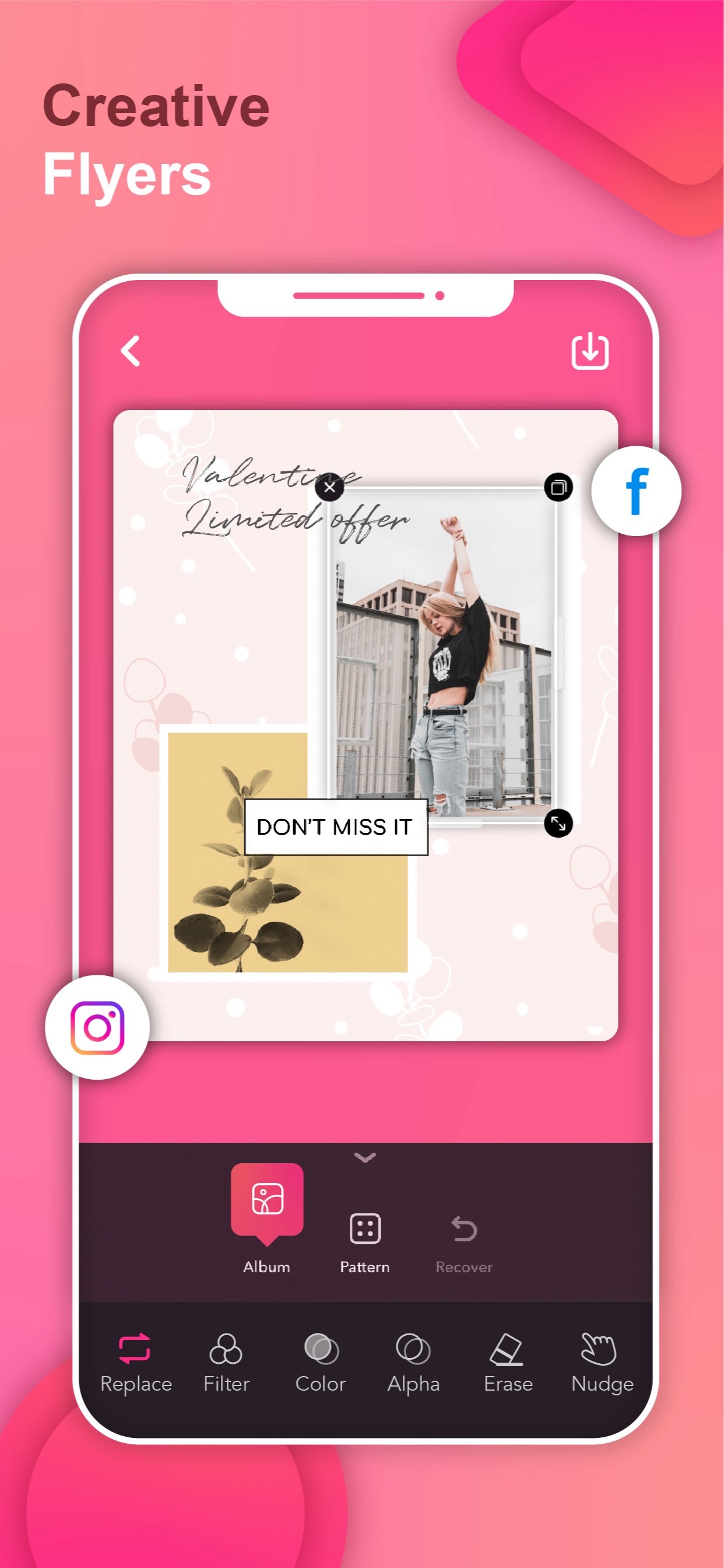 Poster & Flyer Maker by Pinso App Store screenshot 2