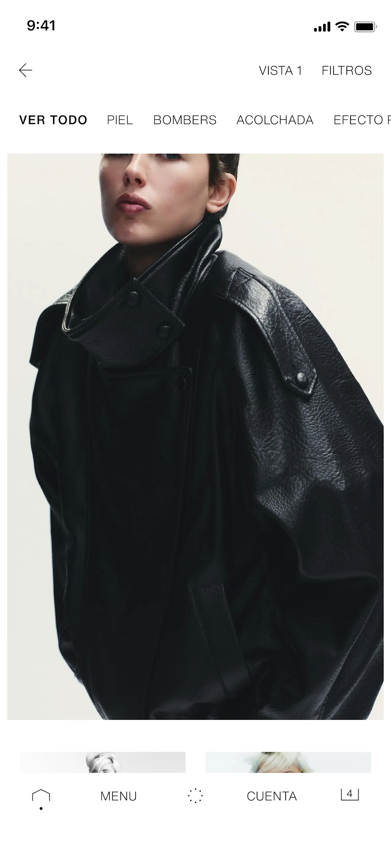 ZARA App Store screenshot 1