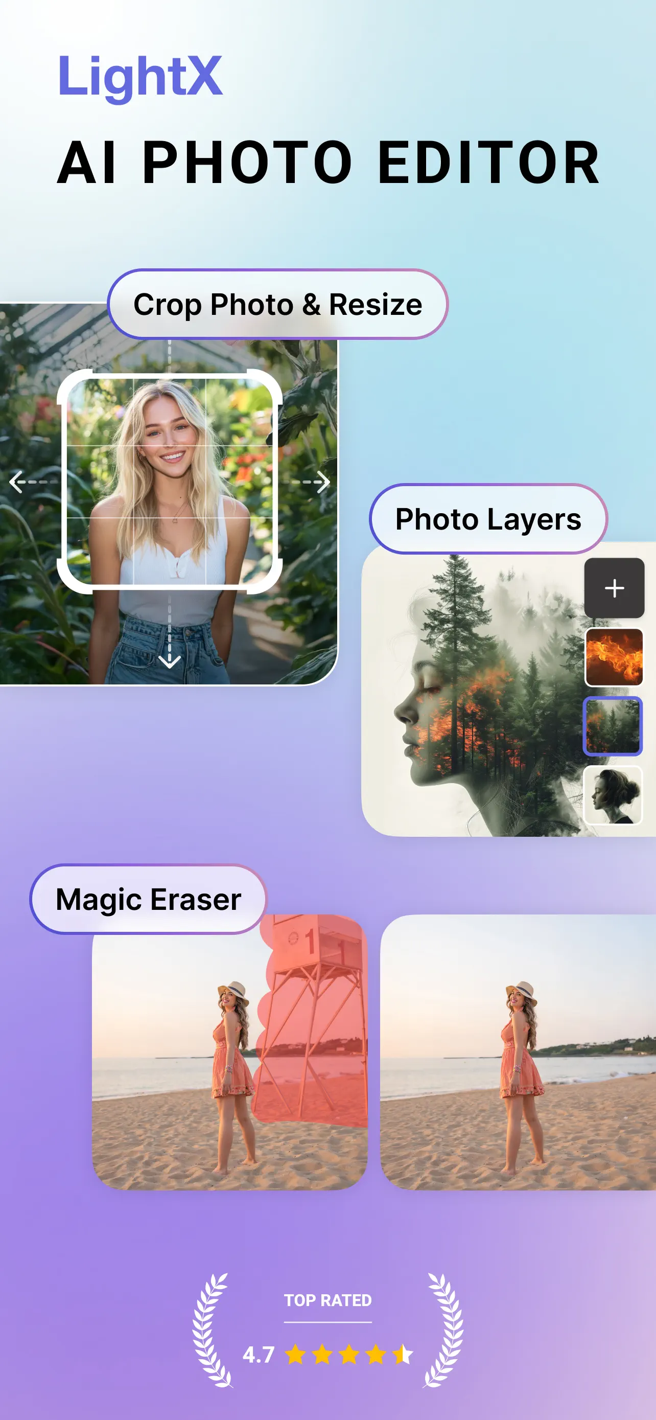 LightX: AI Generator & Editor App Store screenshot 1