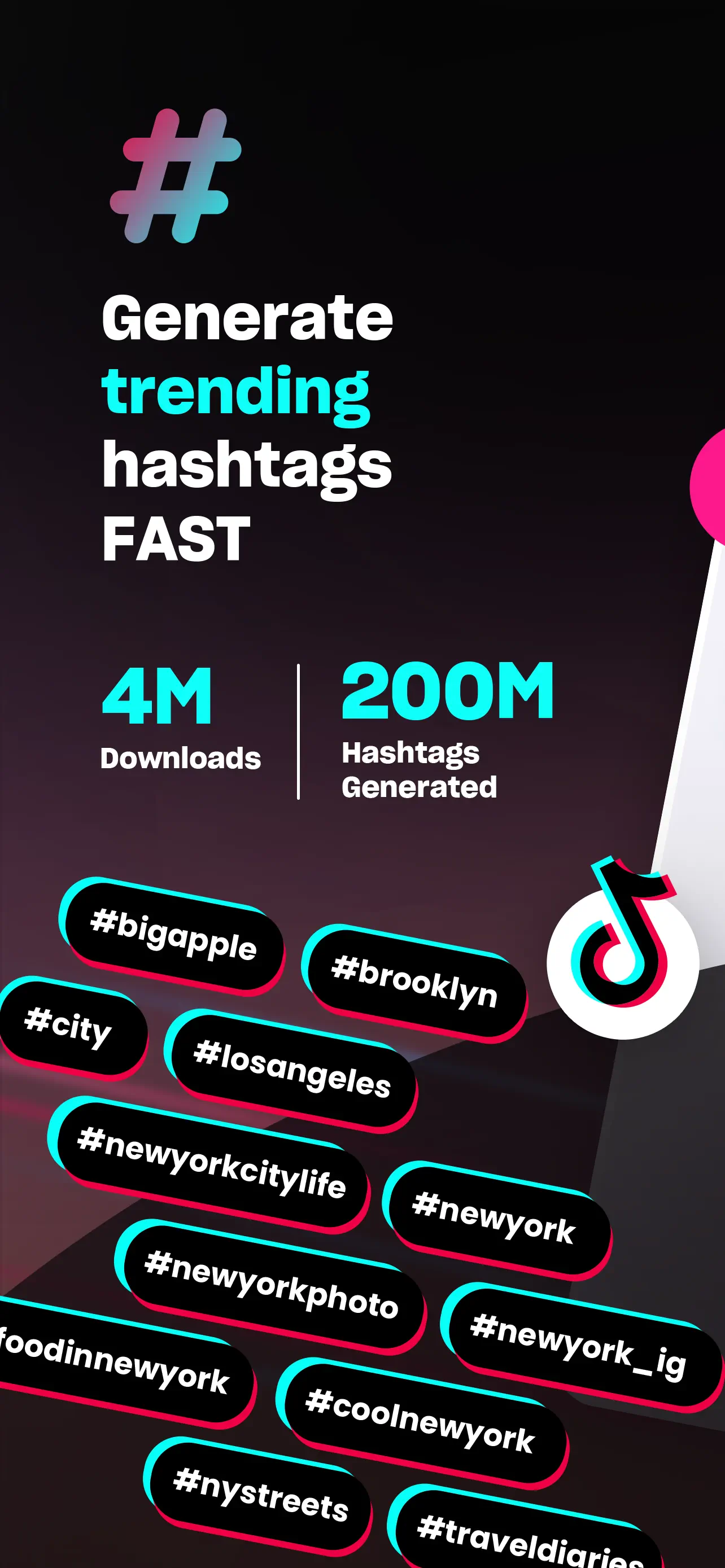 Hashtag Expert: AI Captions App Store screenshot 1