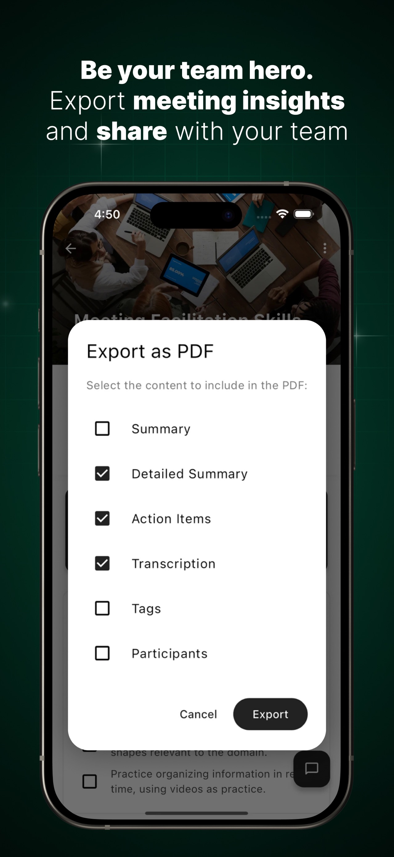 Anotar: Work Meeting Recorder App Store screenshot 4