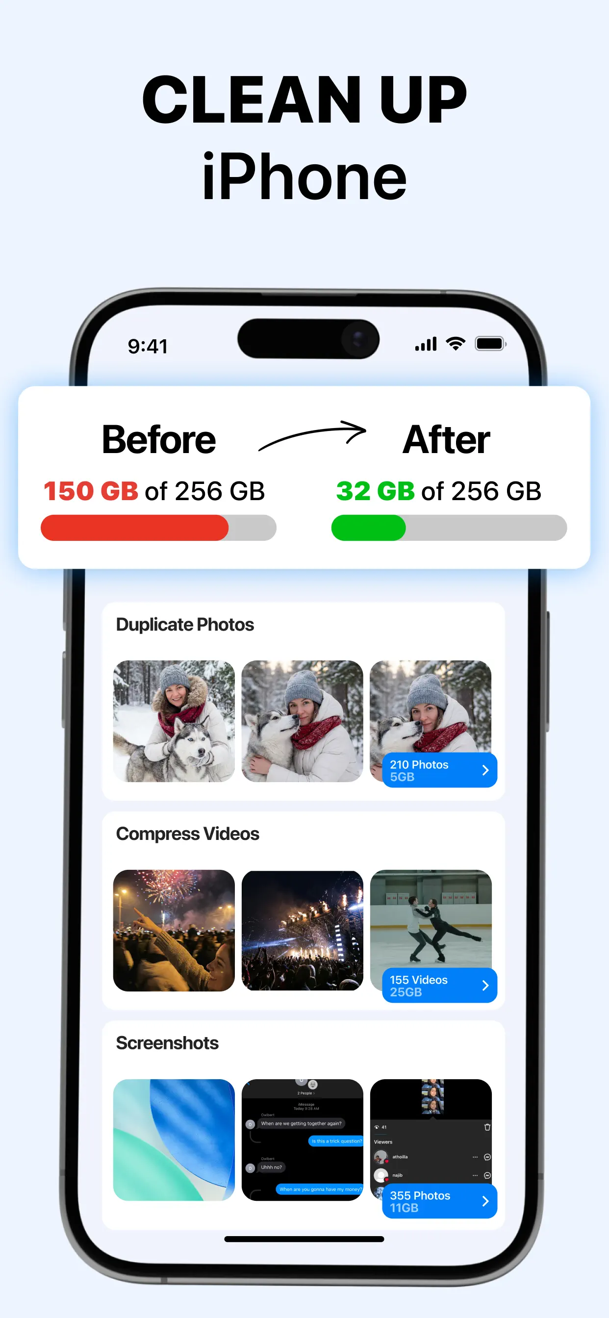 Phone Storage Cleaner: Free up App Store screenshot 3