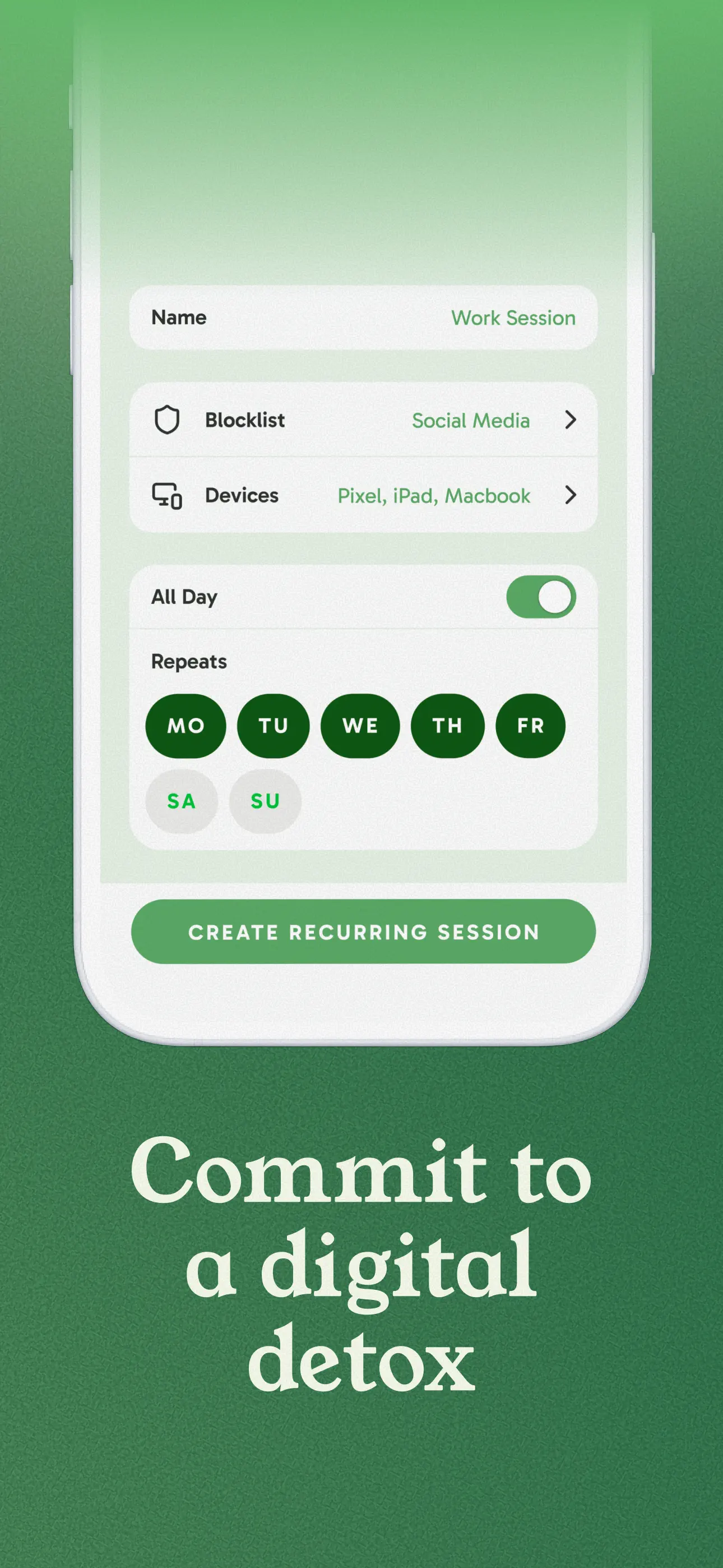 Freedom: Screen Time Control App Store screenshot 3
