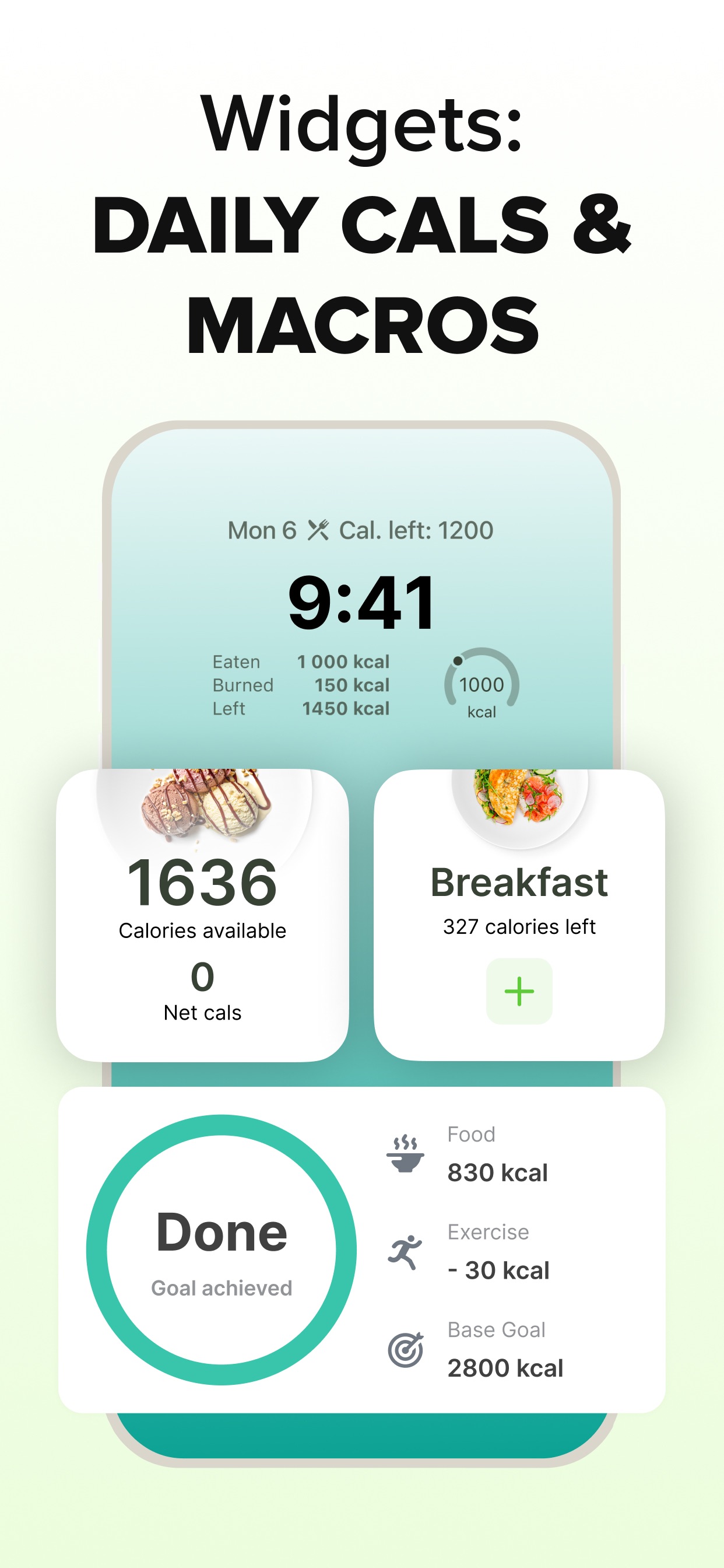 ‎Calorie Counter: Food Tracker App Store screenshot 2