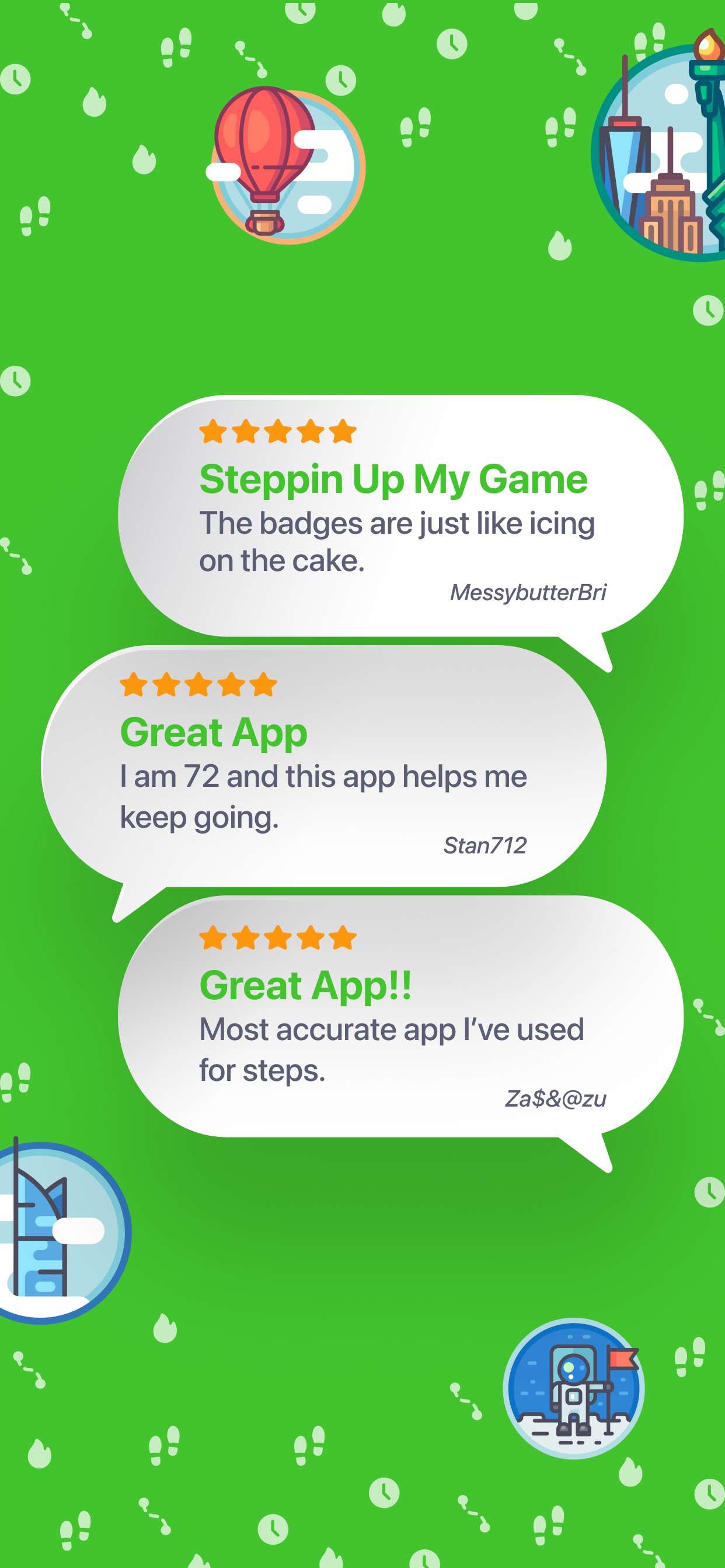 Stepz - Step Counter & Tracker App Store screenshot 2