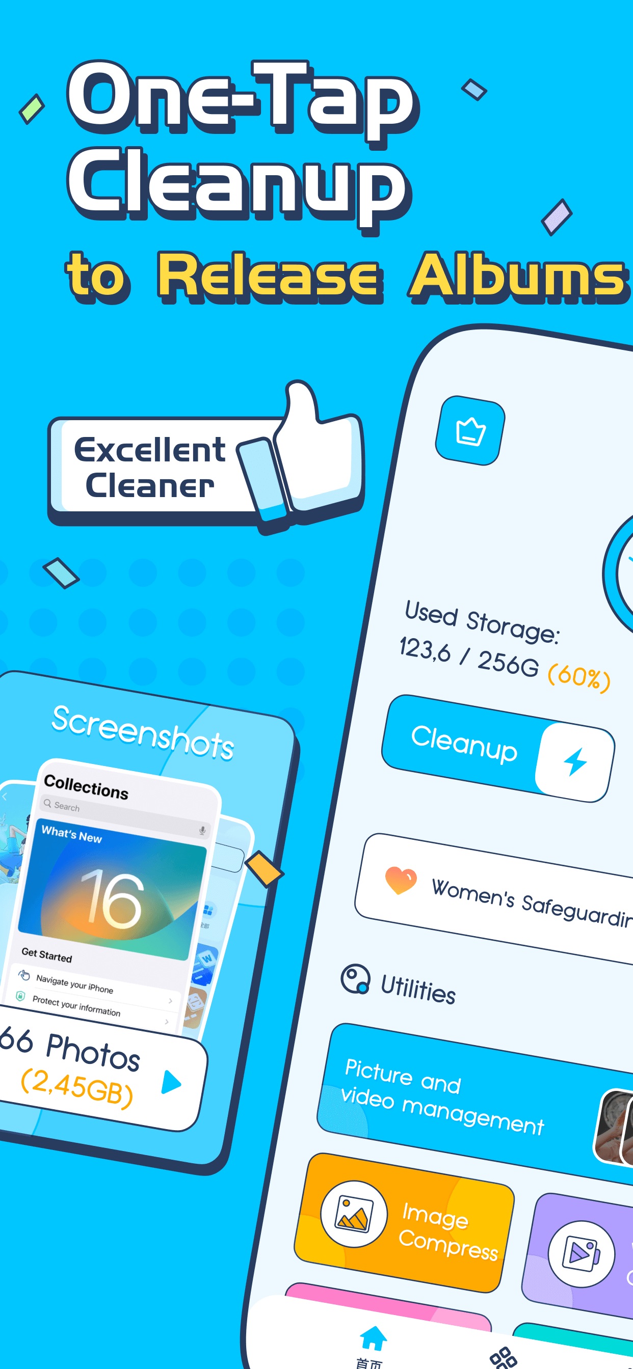 UpCleaner: Clean Photo & Video App Store screenshot 2