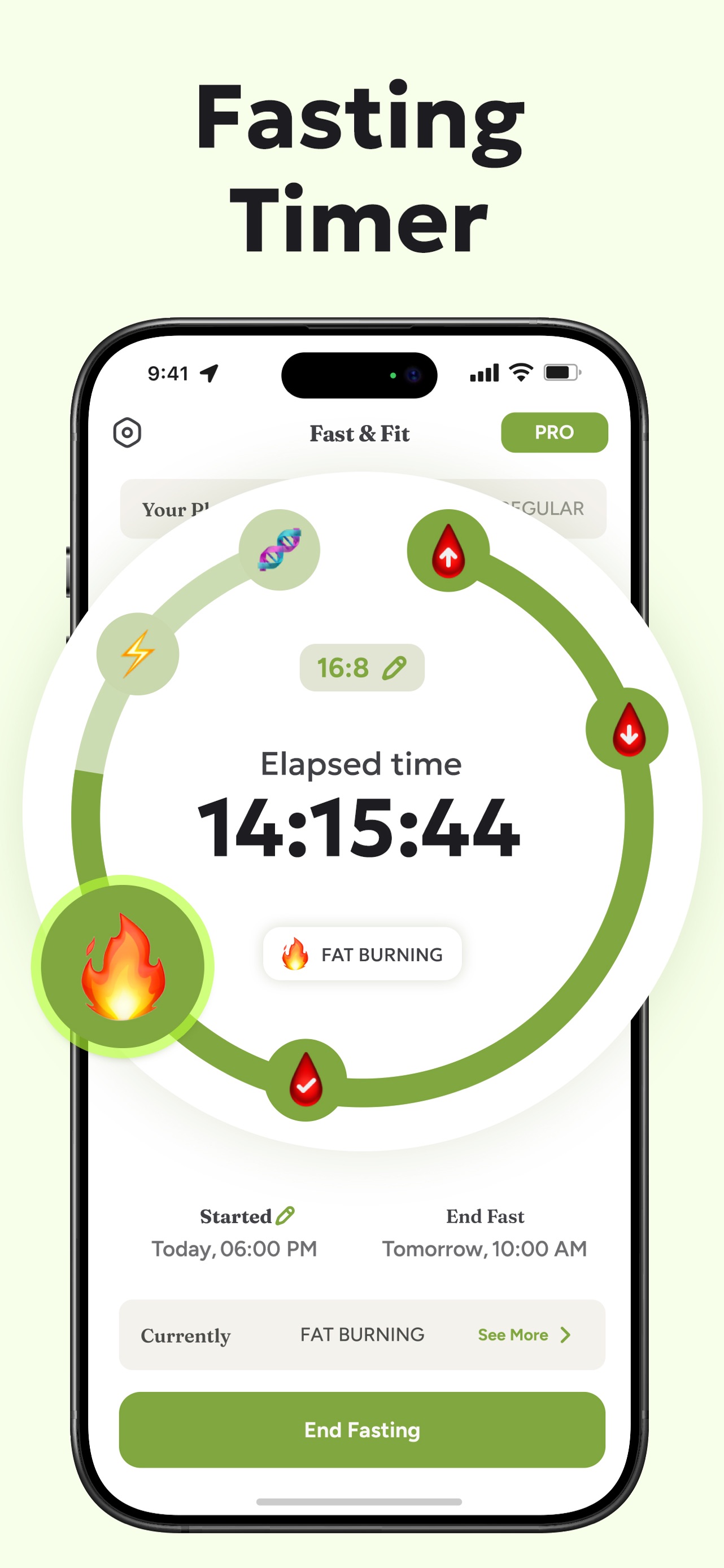 Fast & Fit: IF Fasting Counter App Store screenshot 2