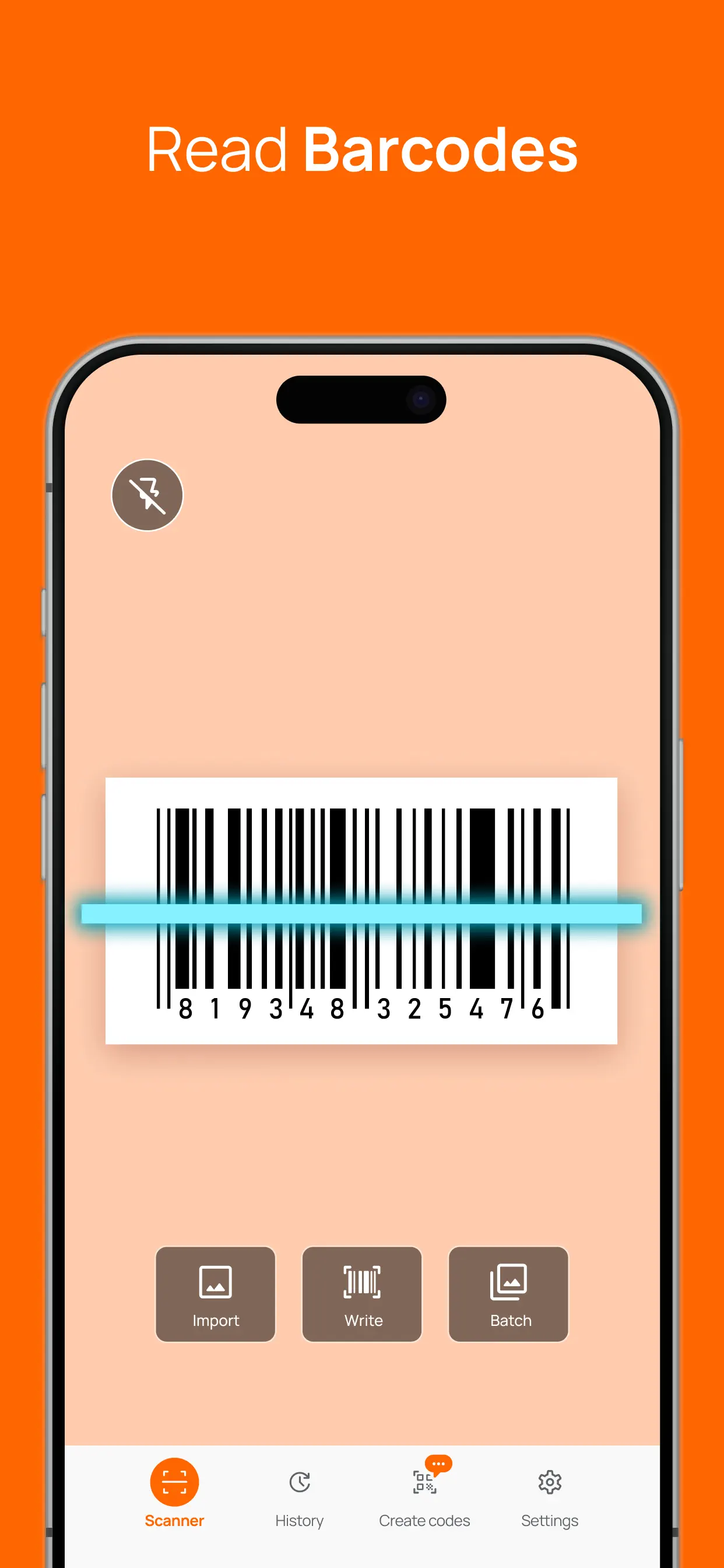 QR Code Reader＊Barcode Scanner App Store screenshot 2