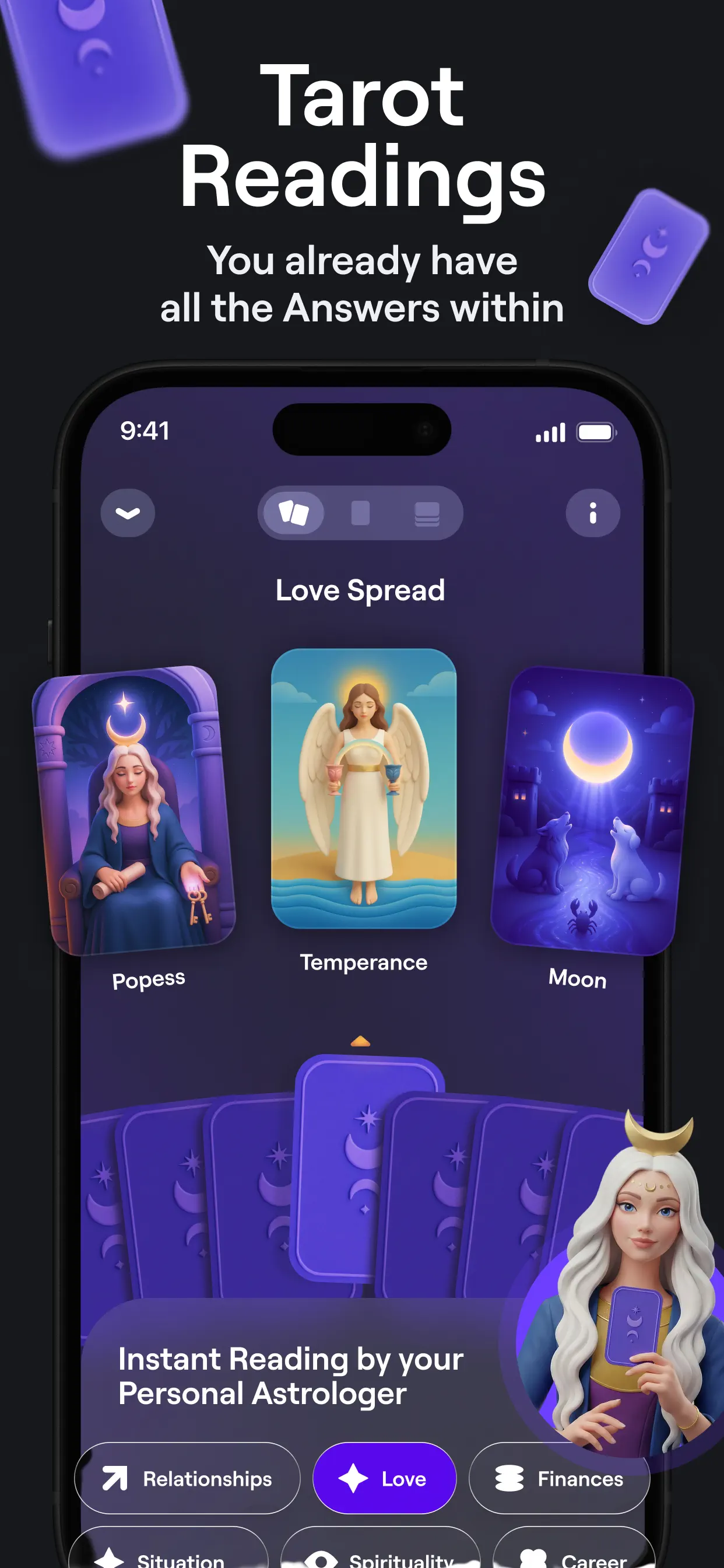 Moonly: Moon Phases & Calendar App Store screenshot 4