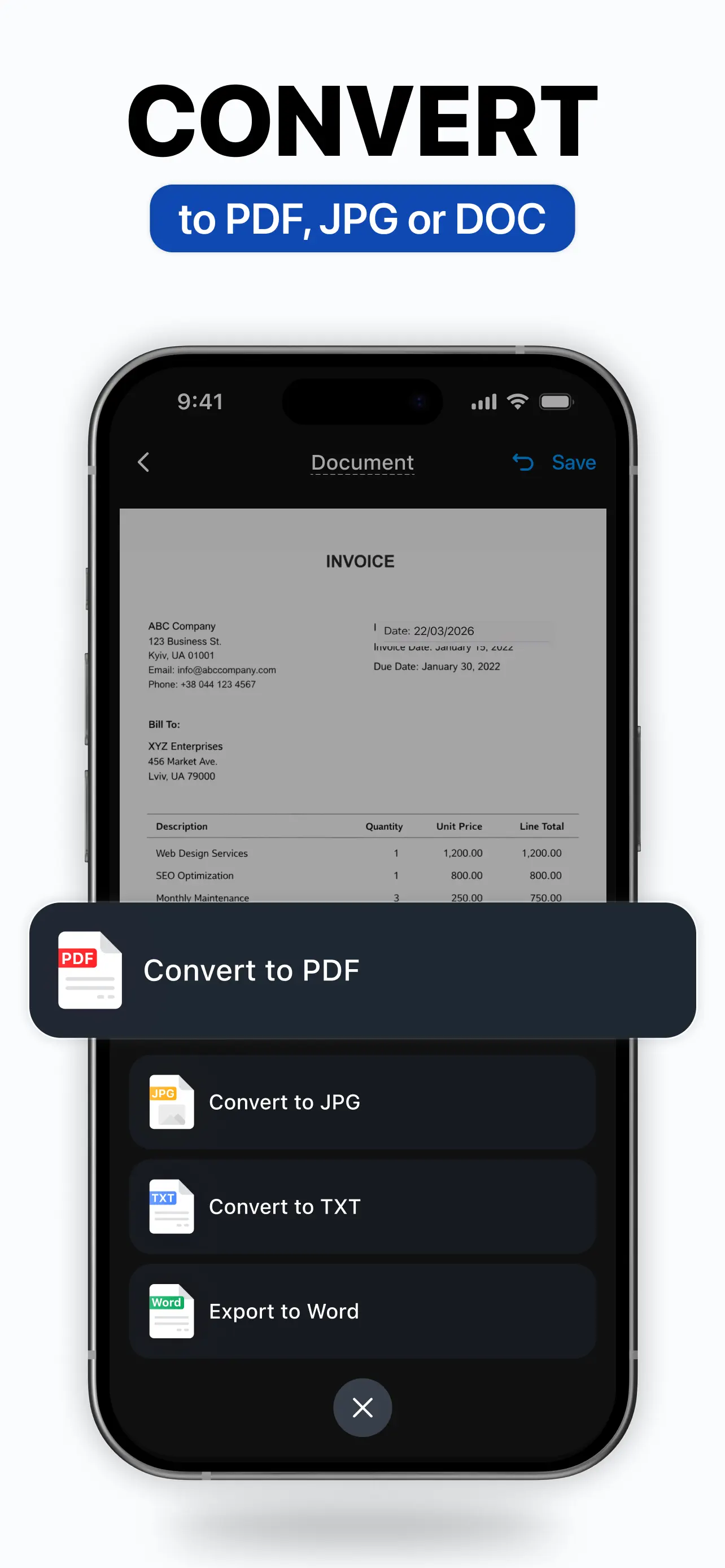 ScanGuru: PDF Scanner App App Store screenshot 3