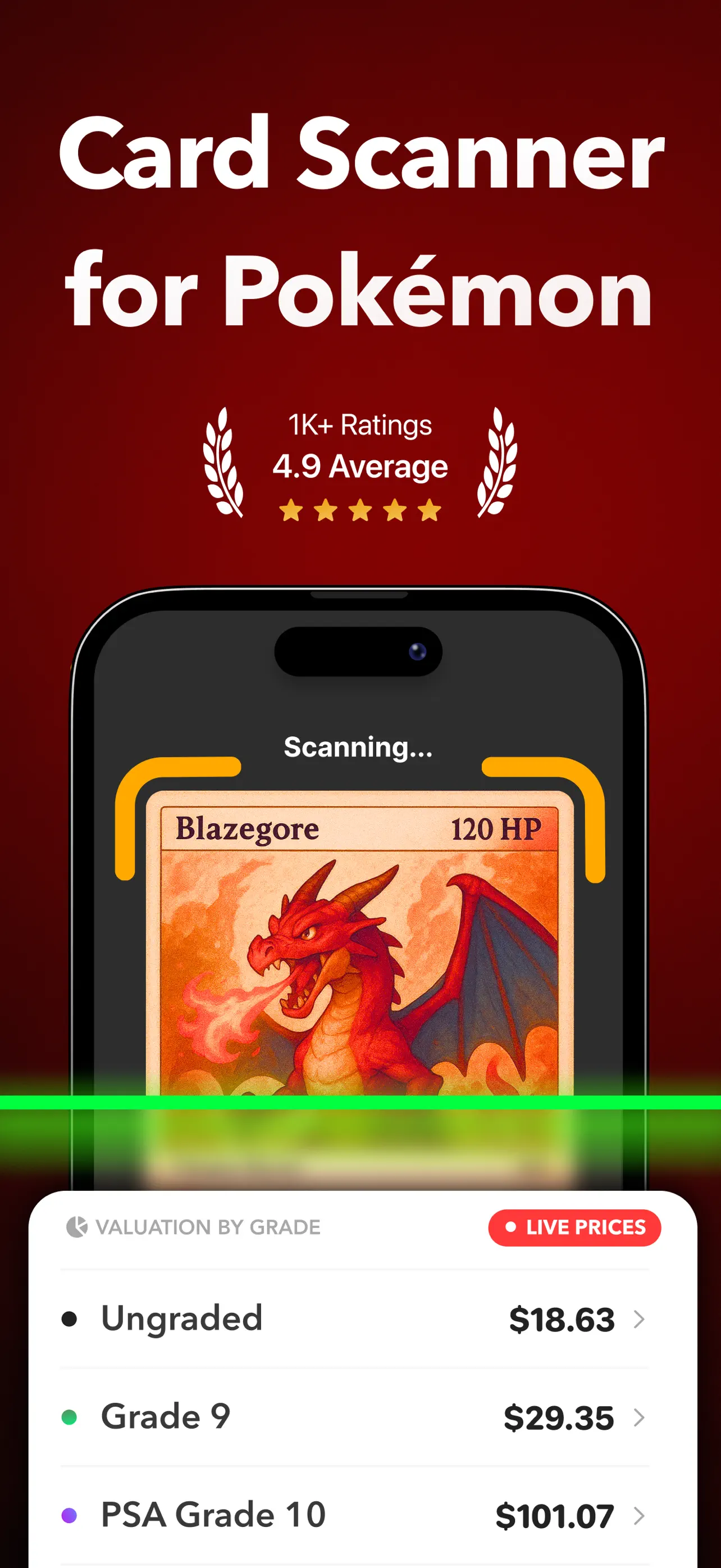 Snapdex: Card Value Scanner App Store screenshot 3