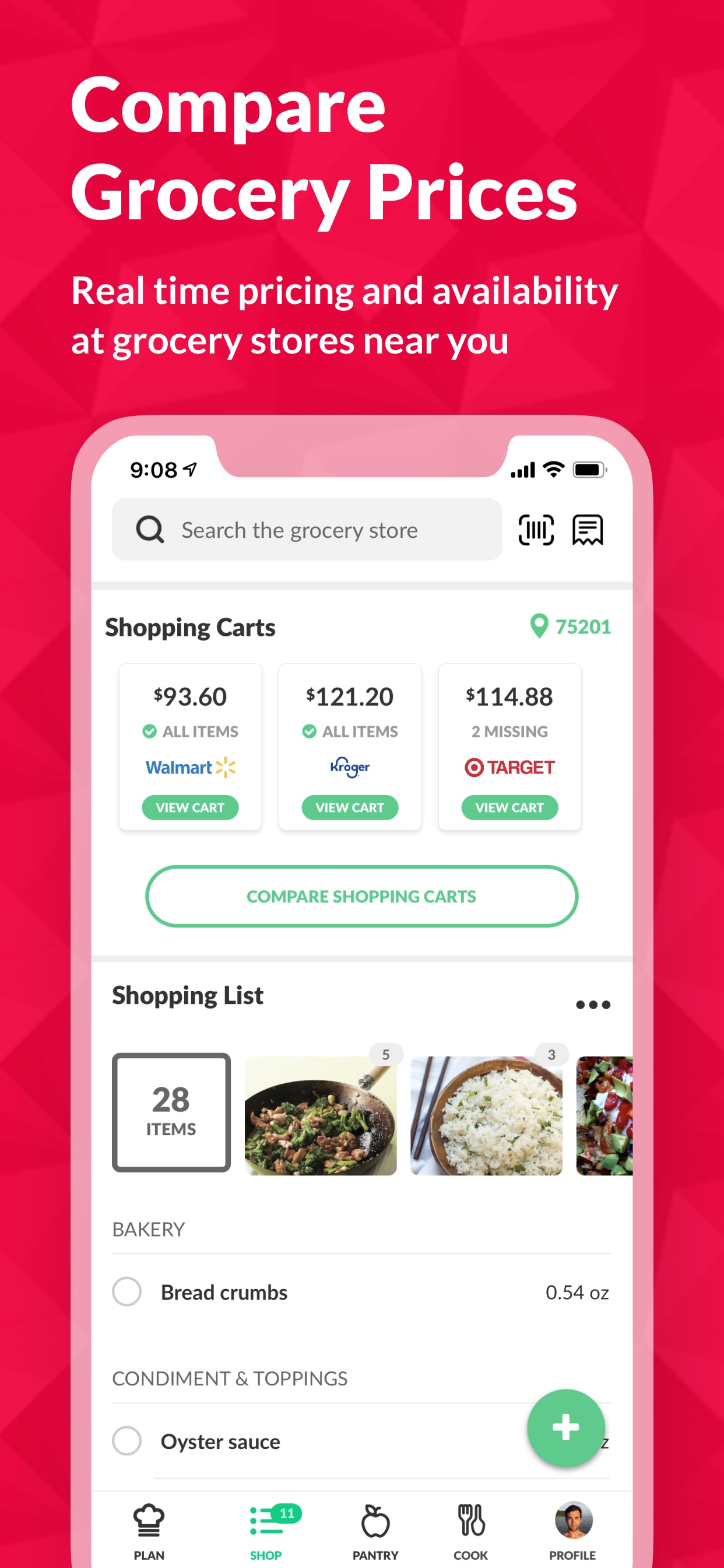 Cooklist: Pantry Meals Recipes App Store screenshot 2