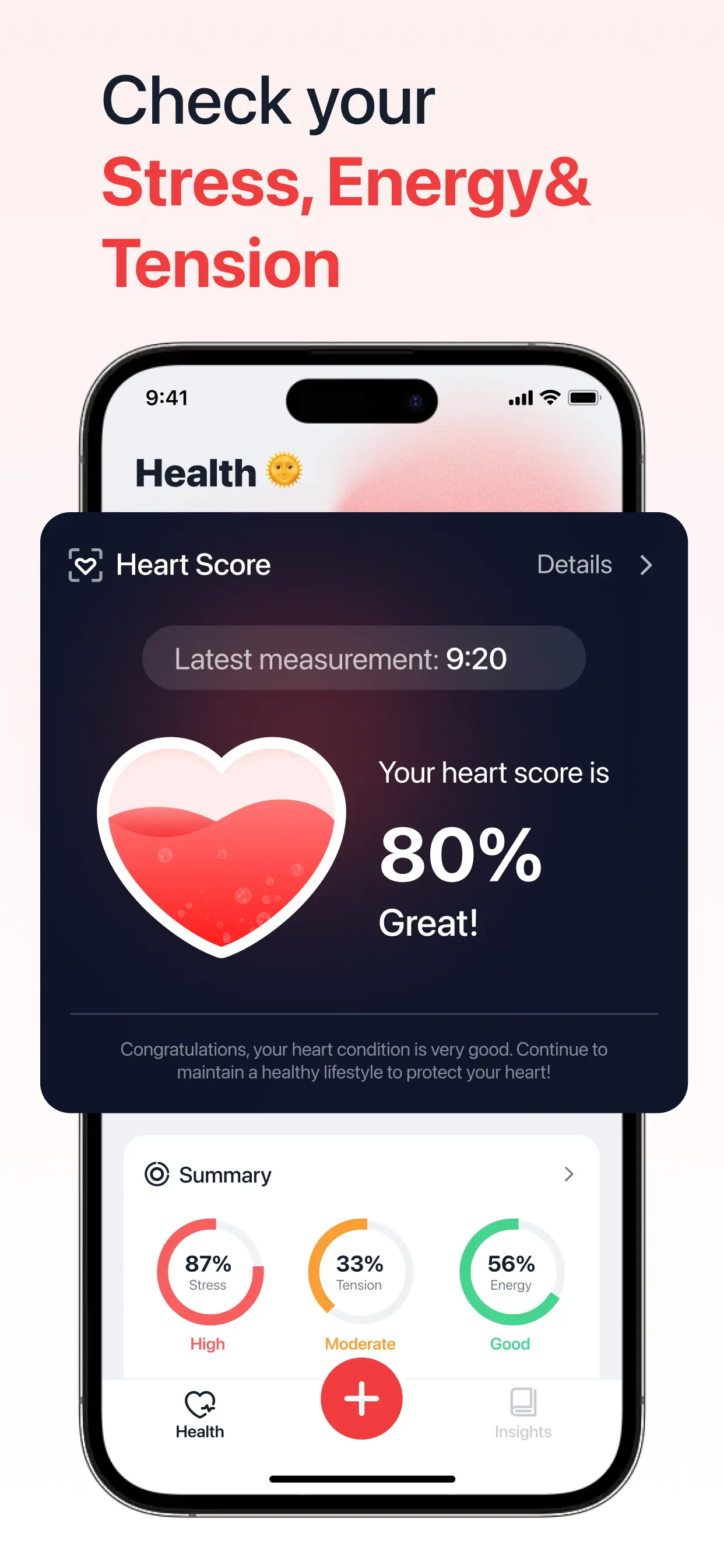 iHeart-Pulse Rate Monitor App. App Store screenshot 2