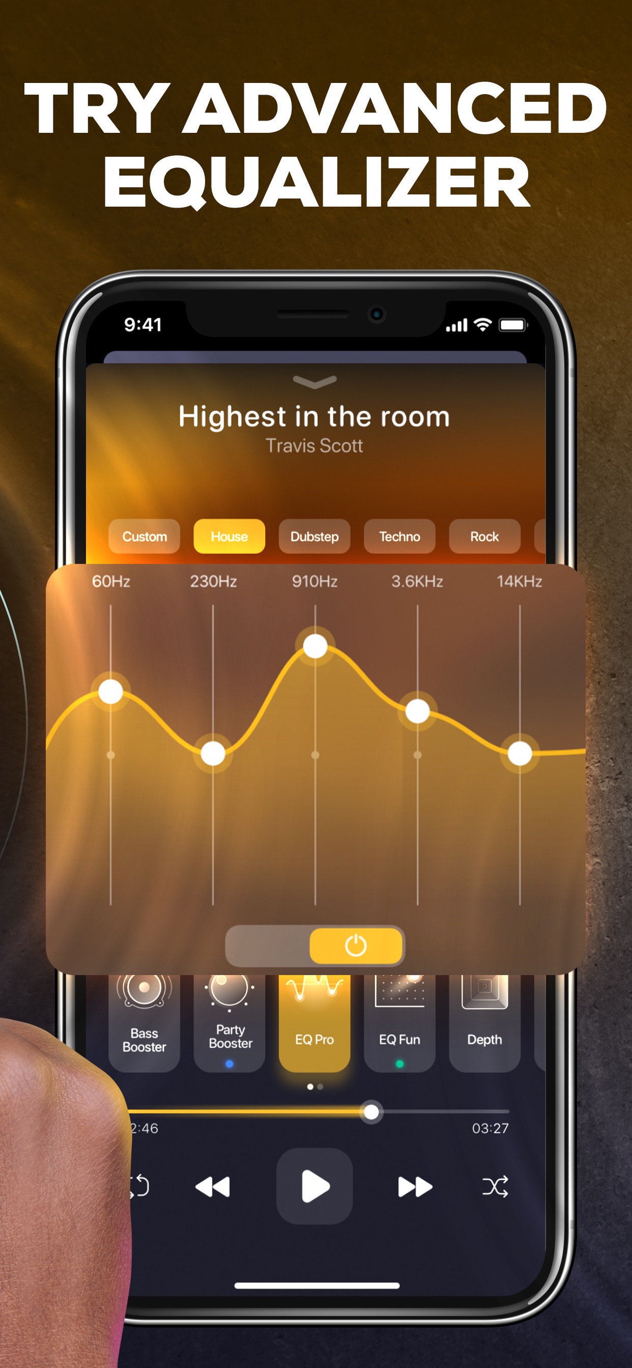Bass Booster & Music Equalizer App Store screenshot 1
