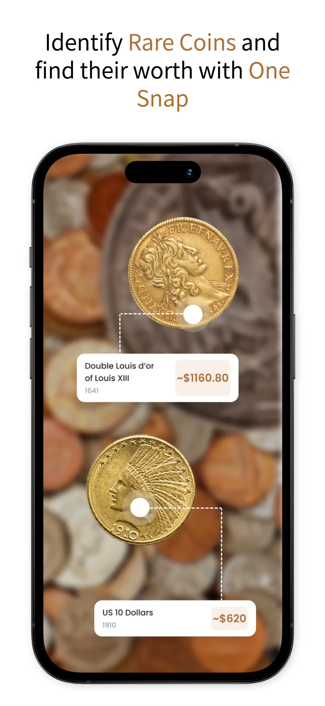 ScanCoin: identify & check App Store screenshot 1