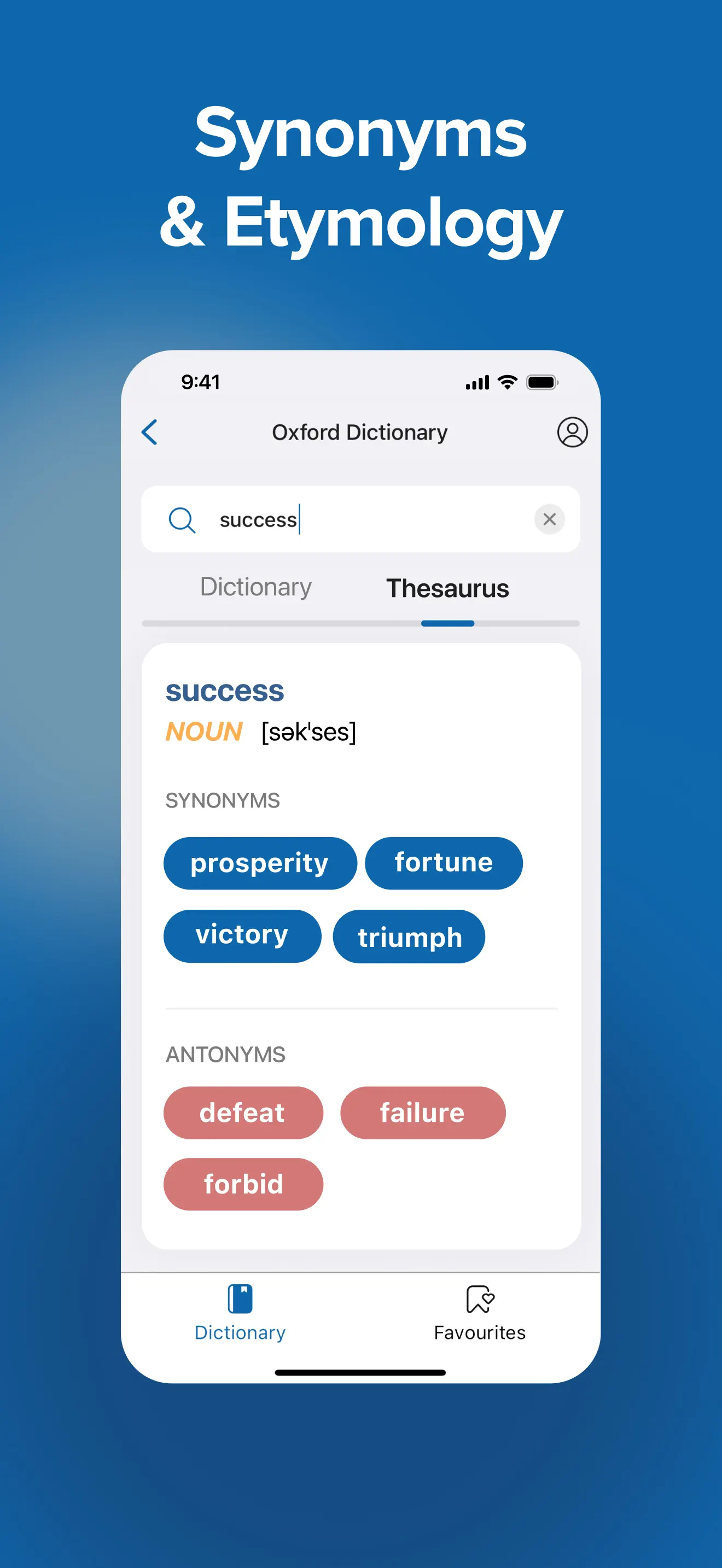 Oxford Dictionary & Thesaurus App Store screenshot 4
