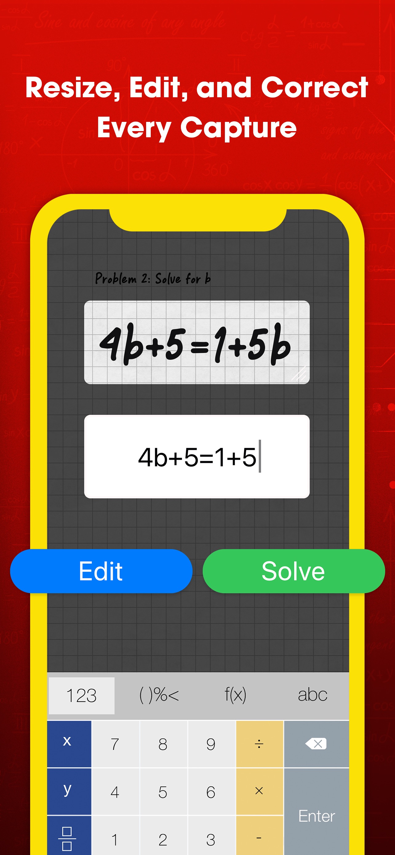 Algebra Math Solver App Store screenshot 1