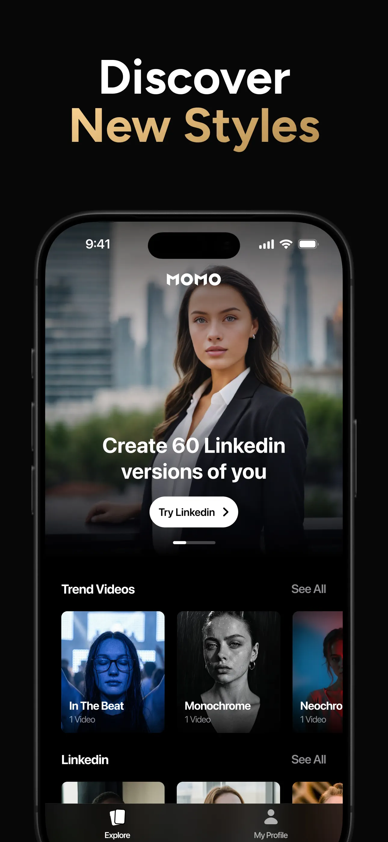 Momo: AI Photo & Video Maker App Store screenshot 4
