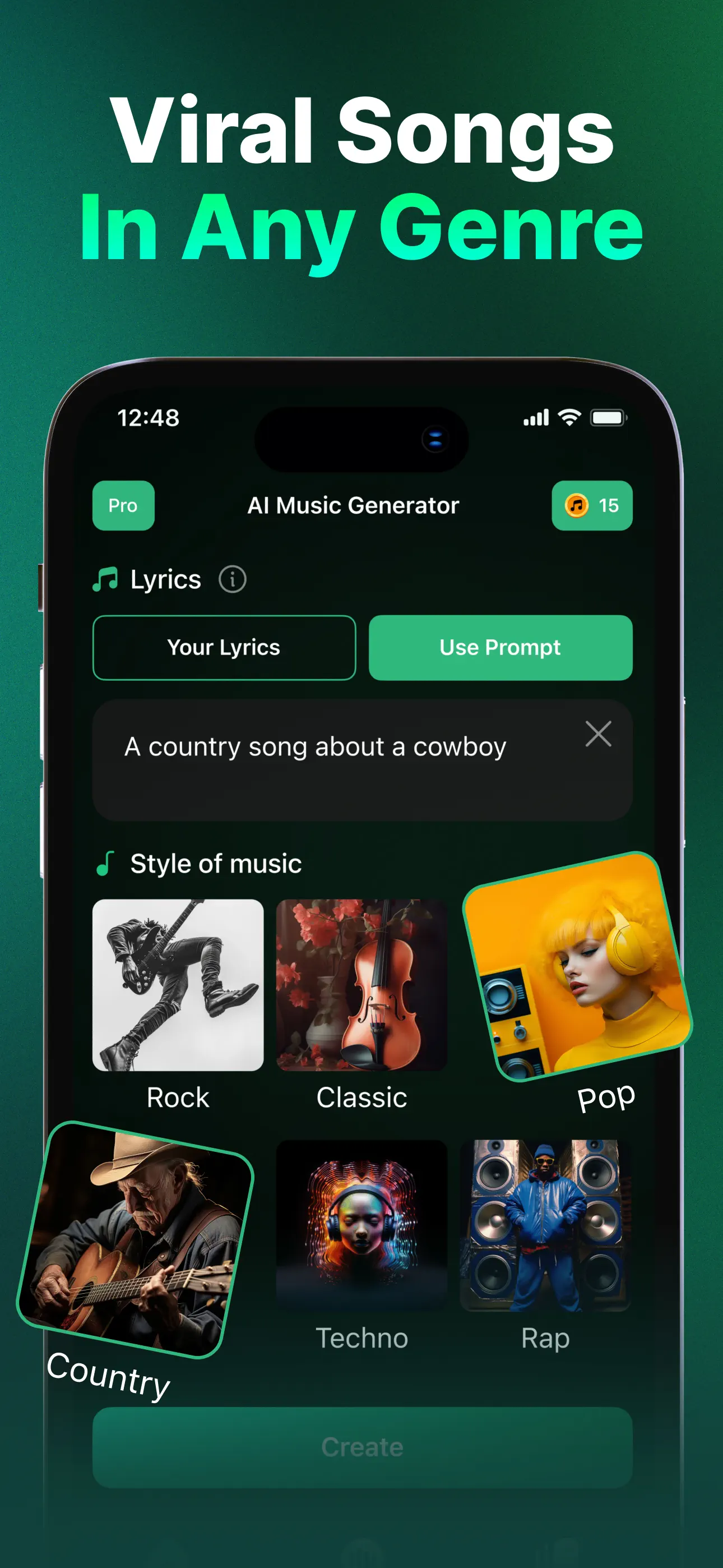AI Song: AI Music Generator App Store screenshot 4