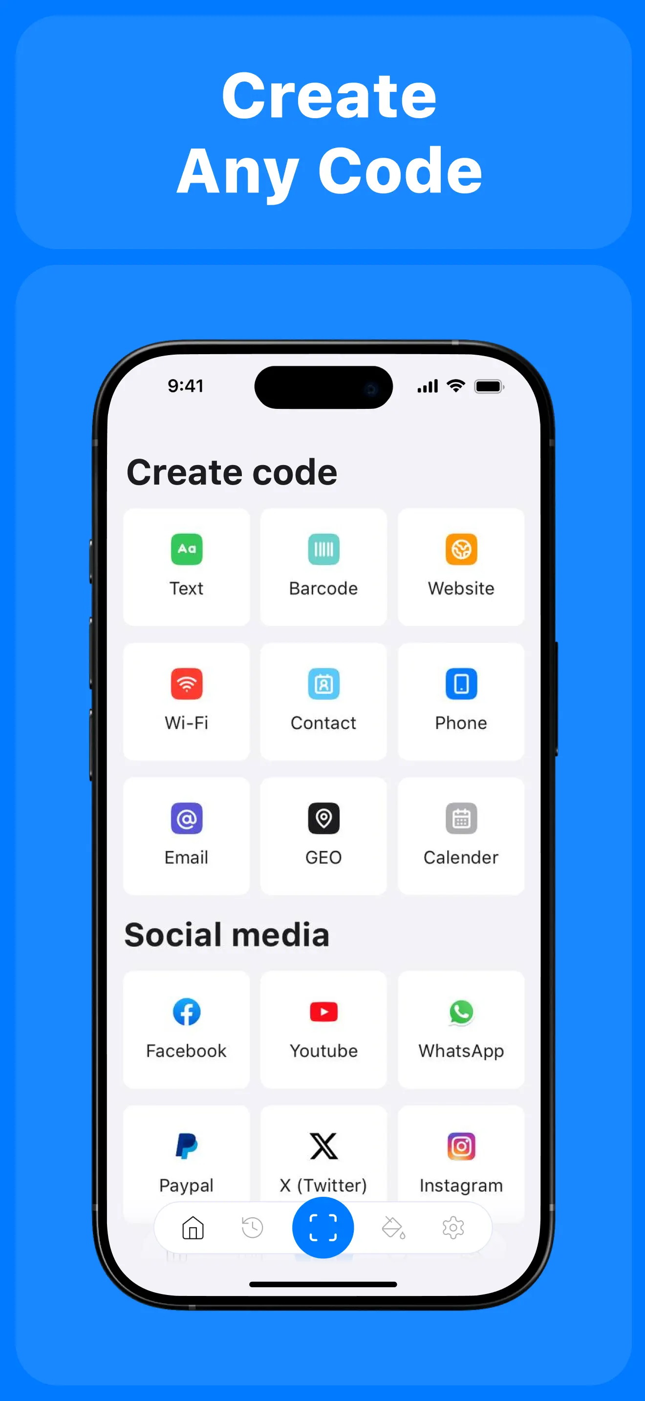 QR Code Scanner & AI Generator App Store screenshot 4