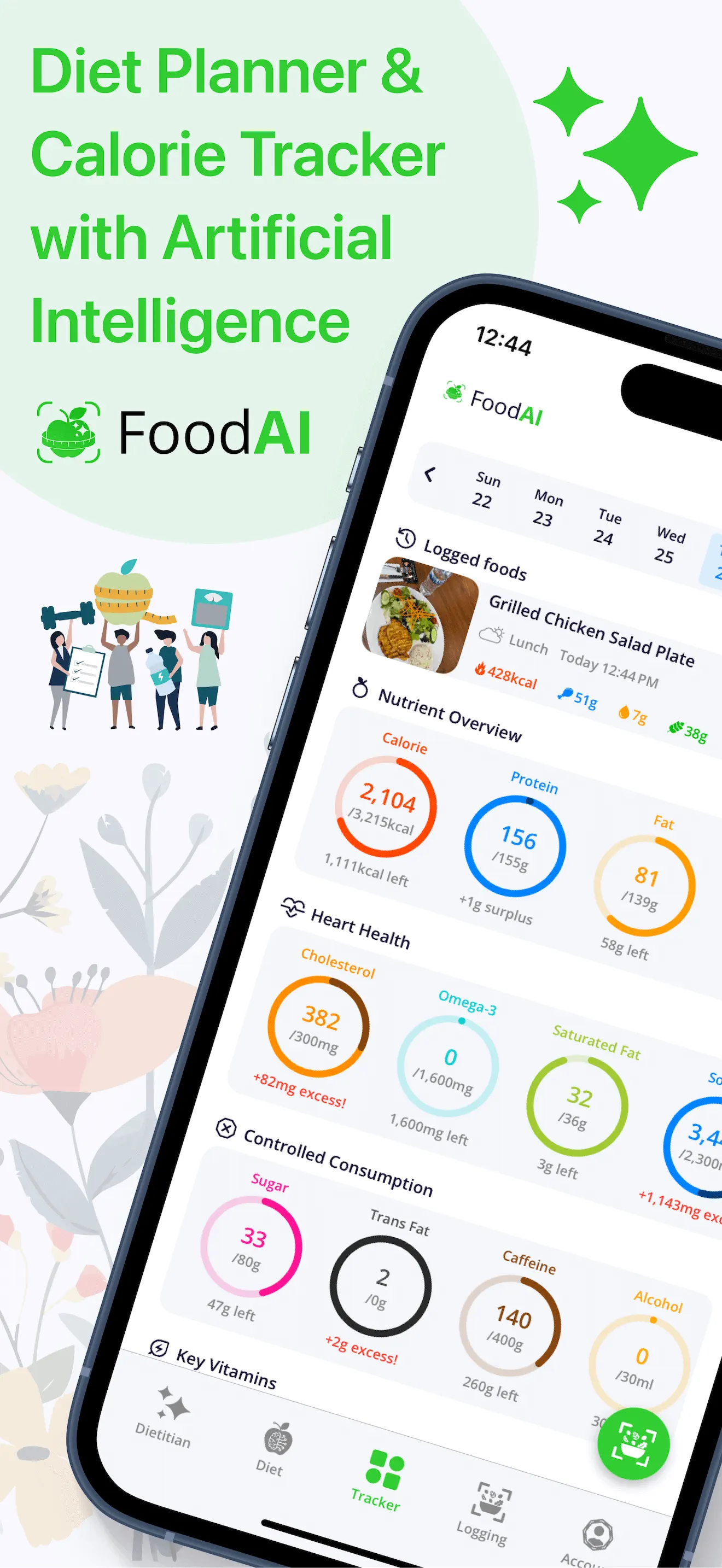 Calorie Tracker・Diet: Food AI App Store screenshot 1