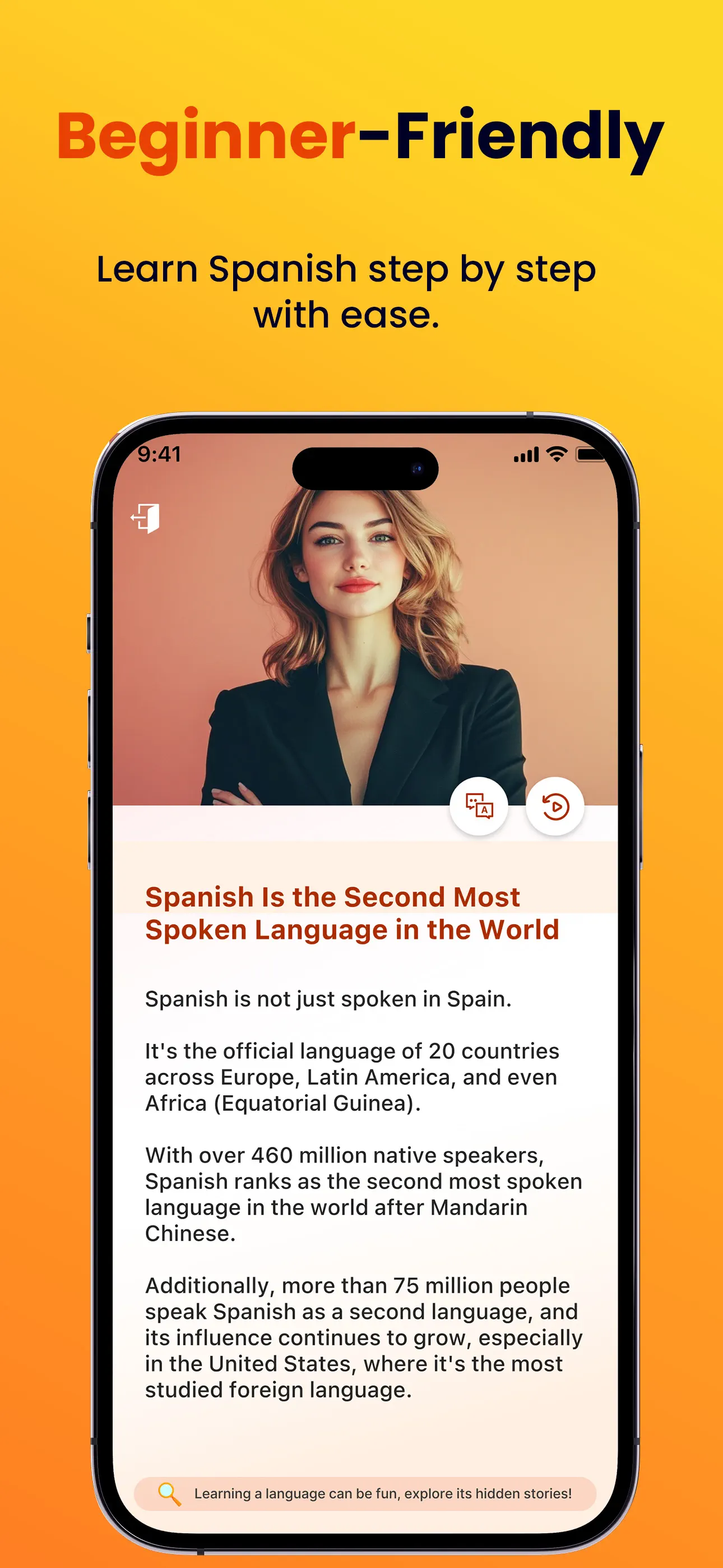 Stella: Learn Spanish AI App Store screenshot 3