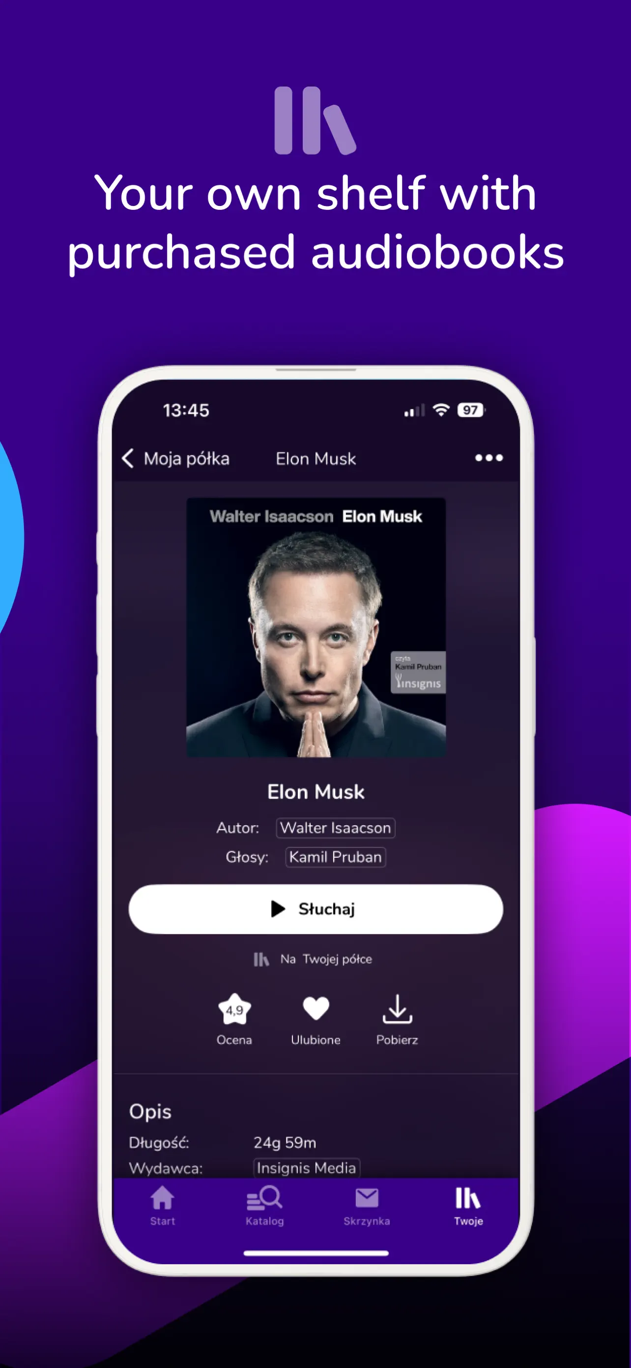 Audioteka App Store screenshot 4