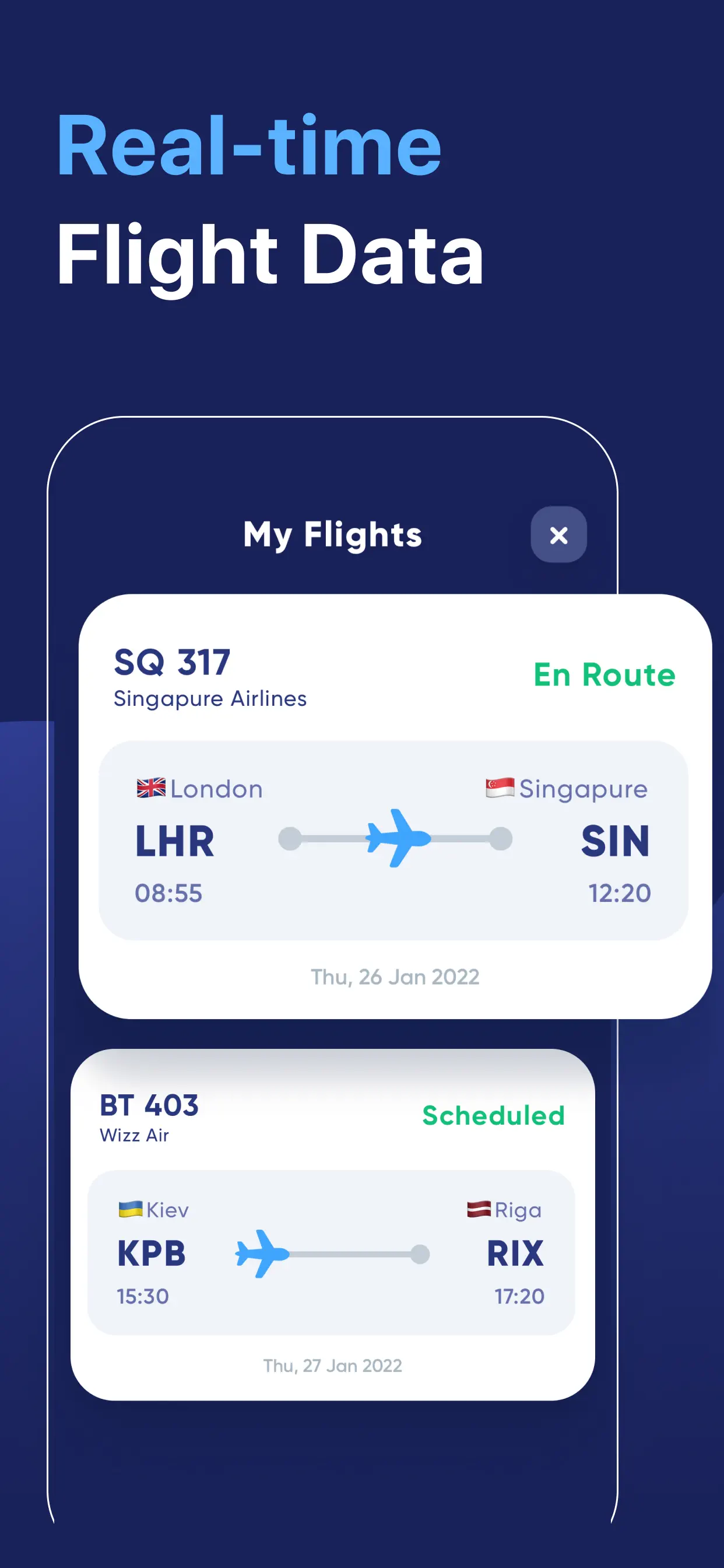 Flight Tracker & Radar App Store screenshot 3