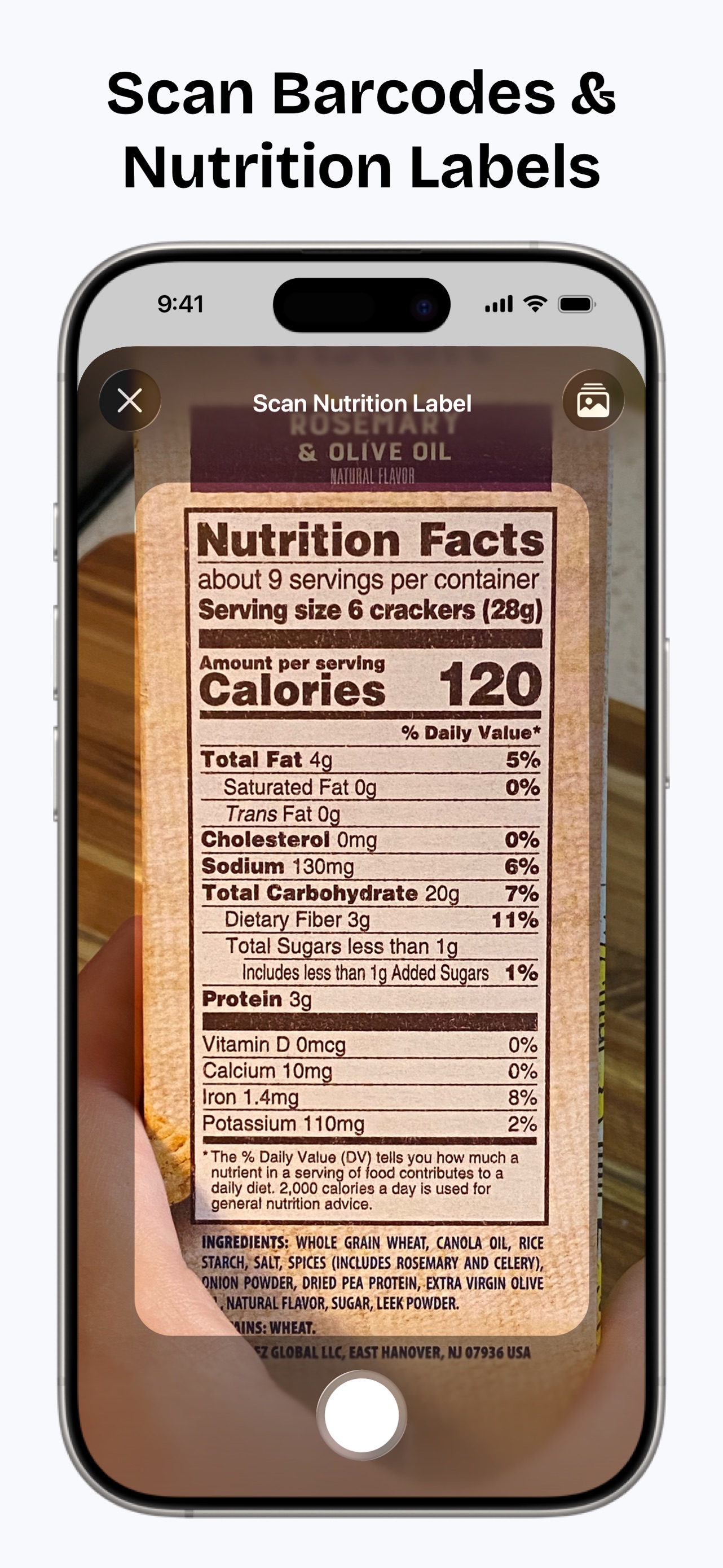 Nutrition Tracker: Foodnoms App Store screenshot 2