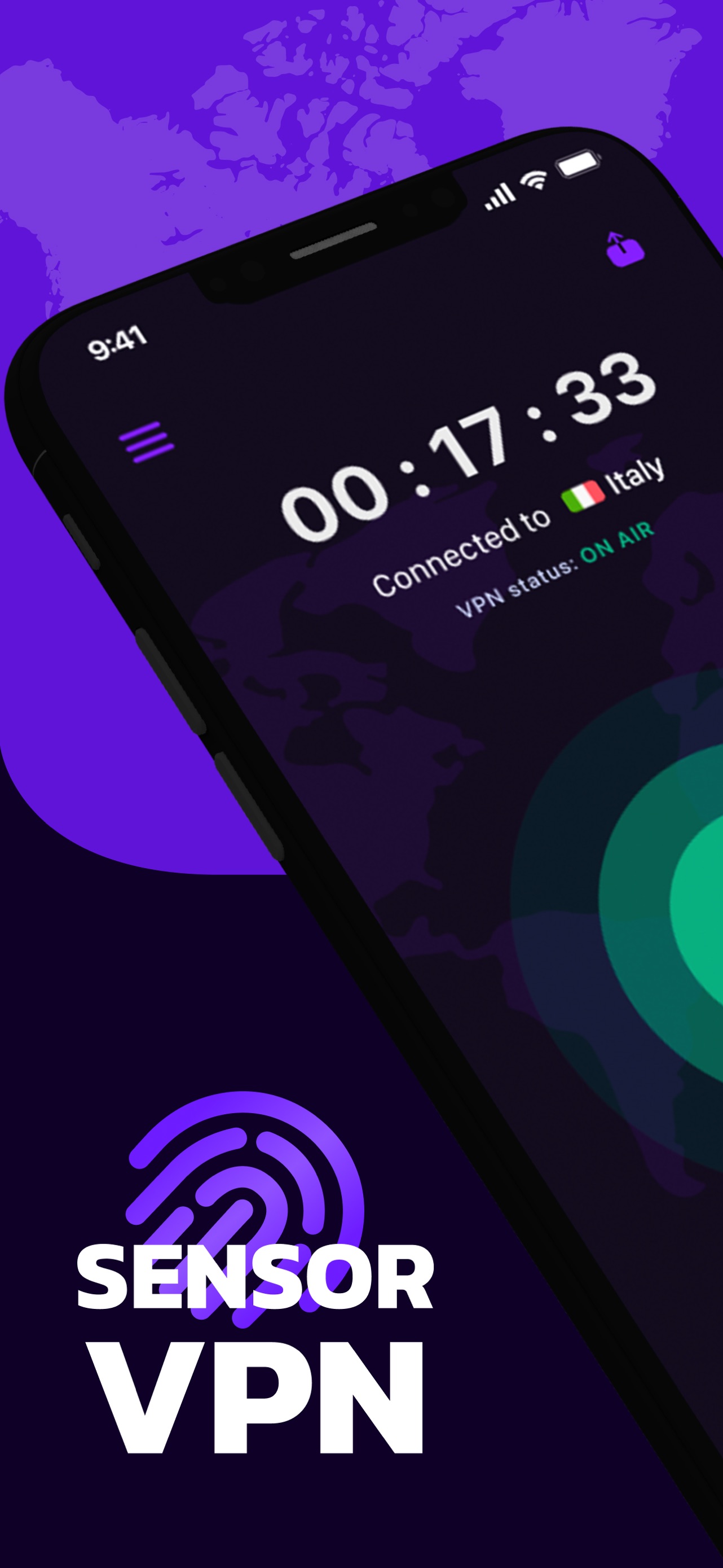 Sensor VPN - Fast & Secure App Store screenshot 1