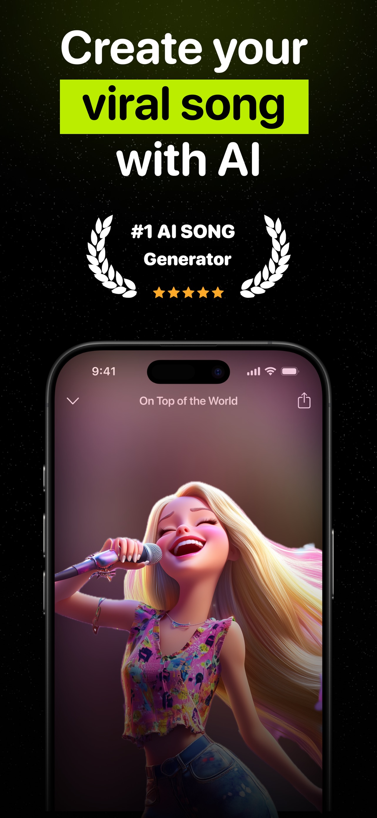 Song AI: AI Music Generator App Store screenshot 3