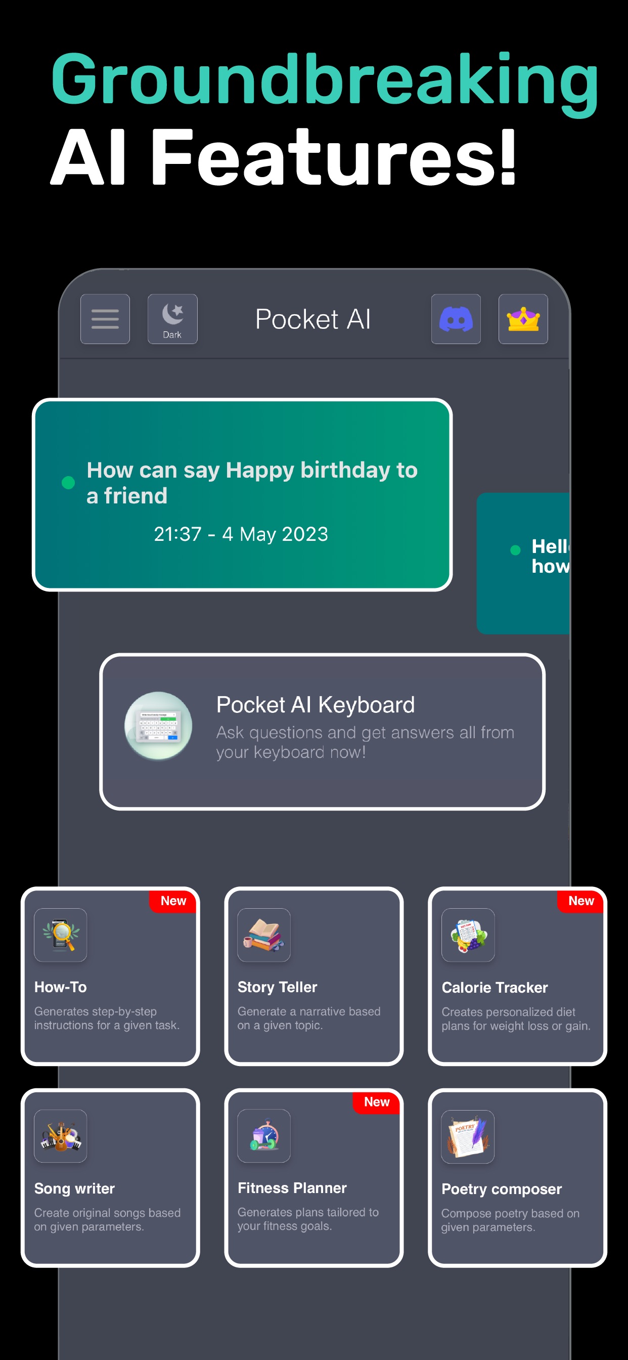 Al Chat - Chatbot by PocketAI App Store screenshot 2