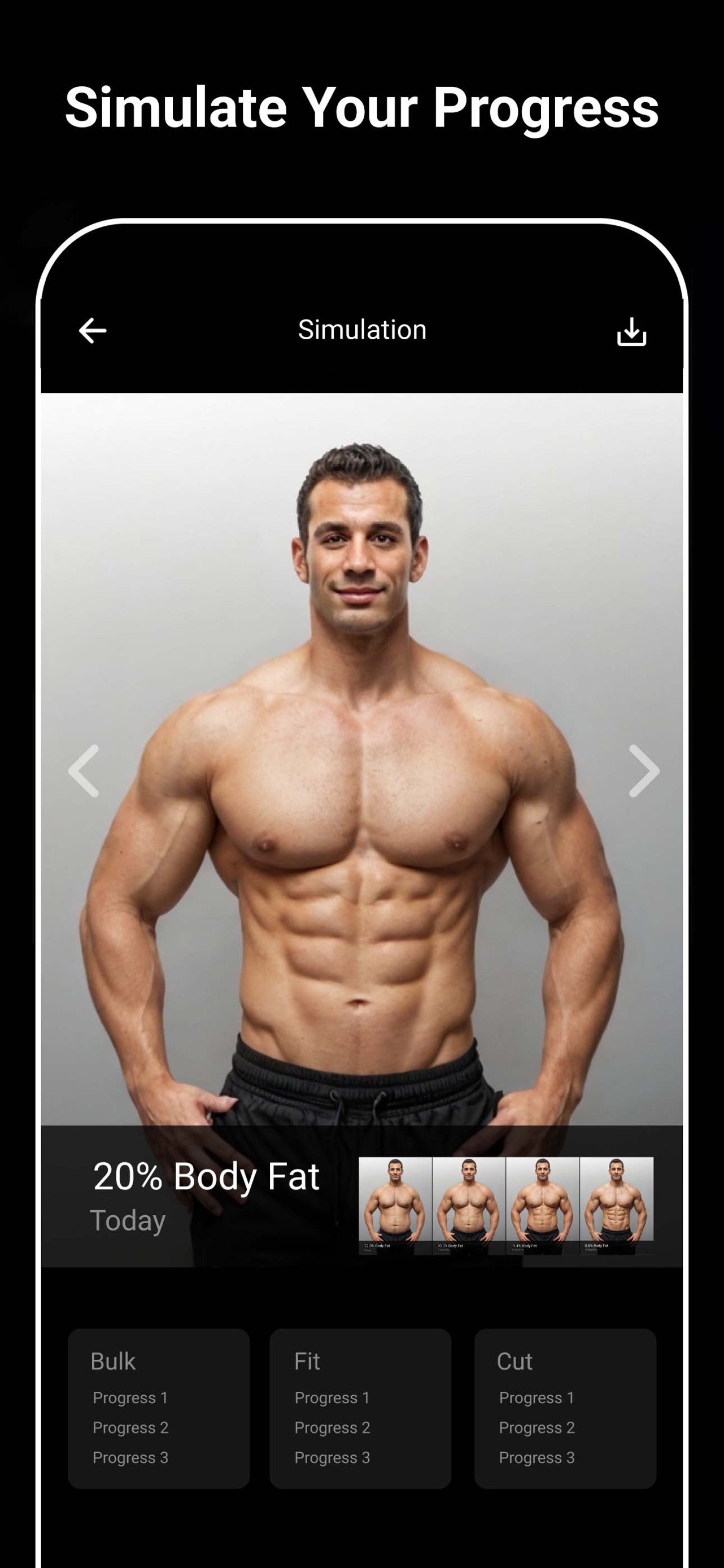 GigaBody: AI Muscle filter App Store screenshot 3