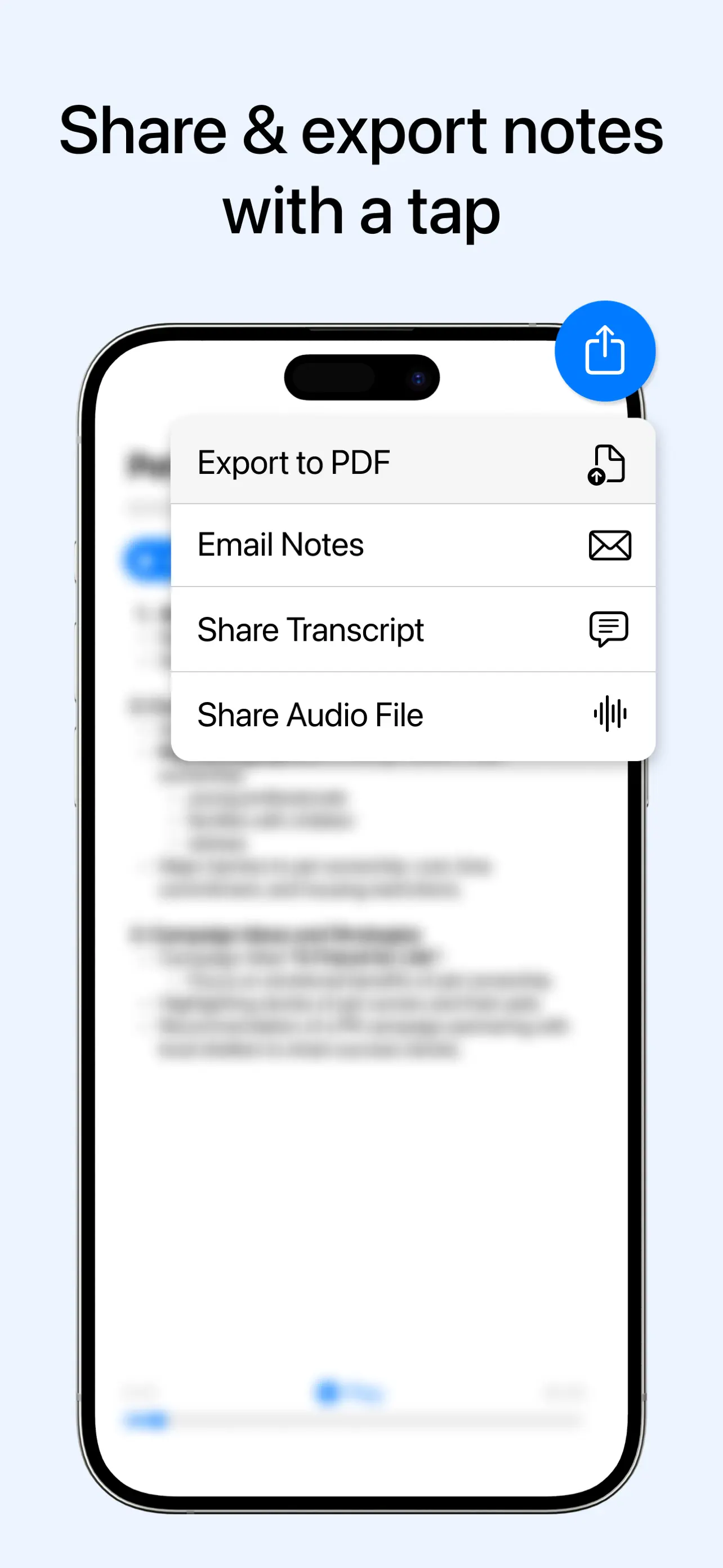 Minutes: AI Meeting Note Taker App Store screenshot 4