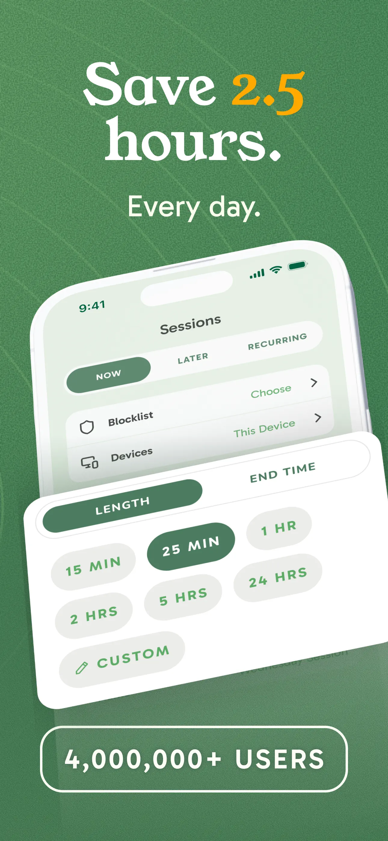 Freedom: Screen Time Control App Store screenshot 1