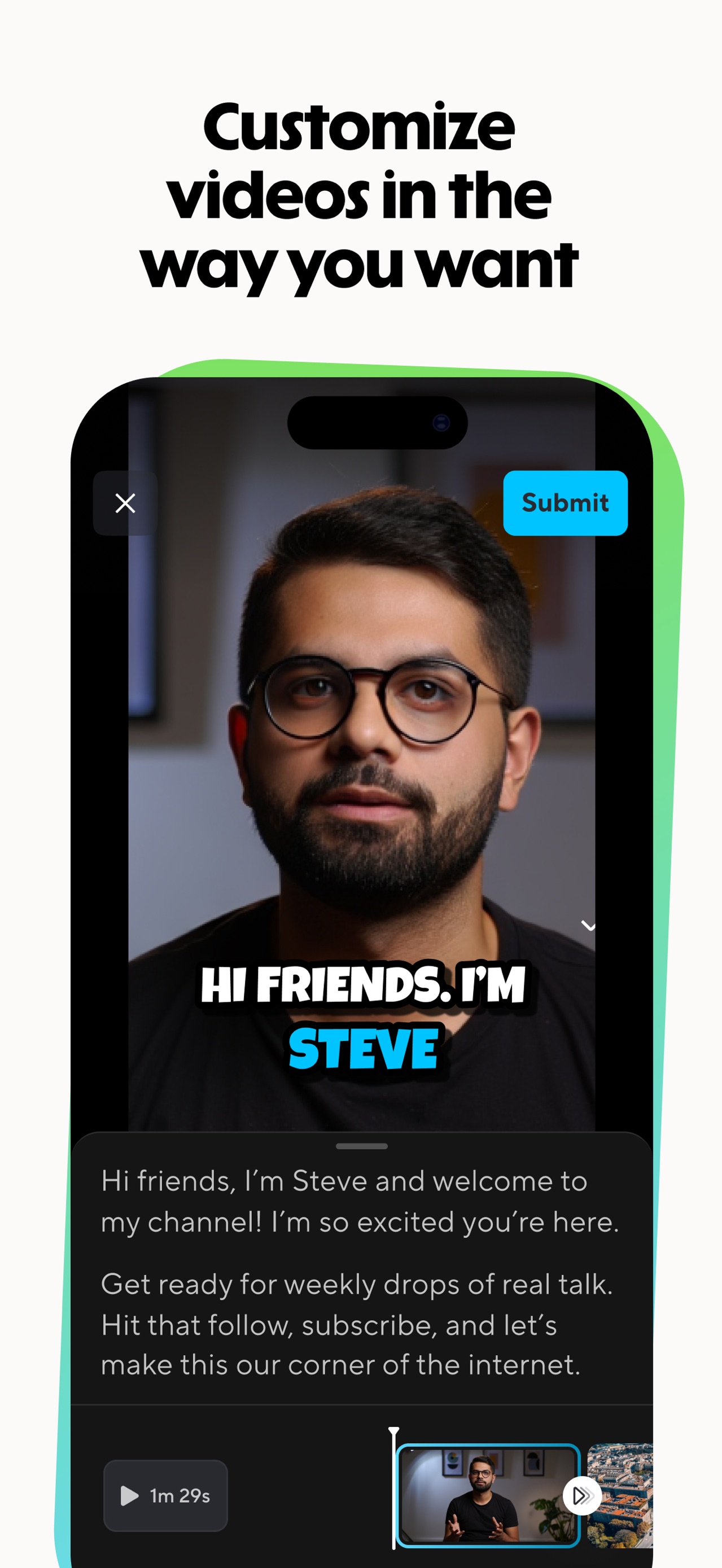 AI Video Generator - HeyGen App Store screenshot 1