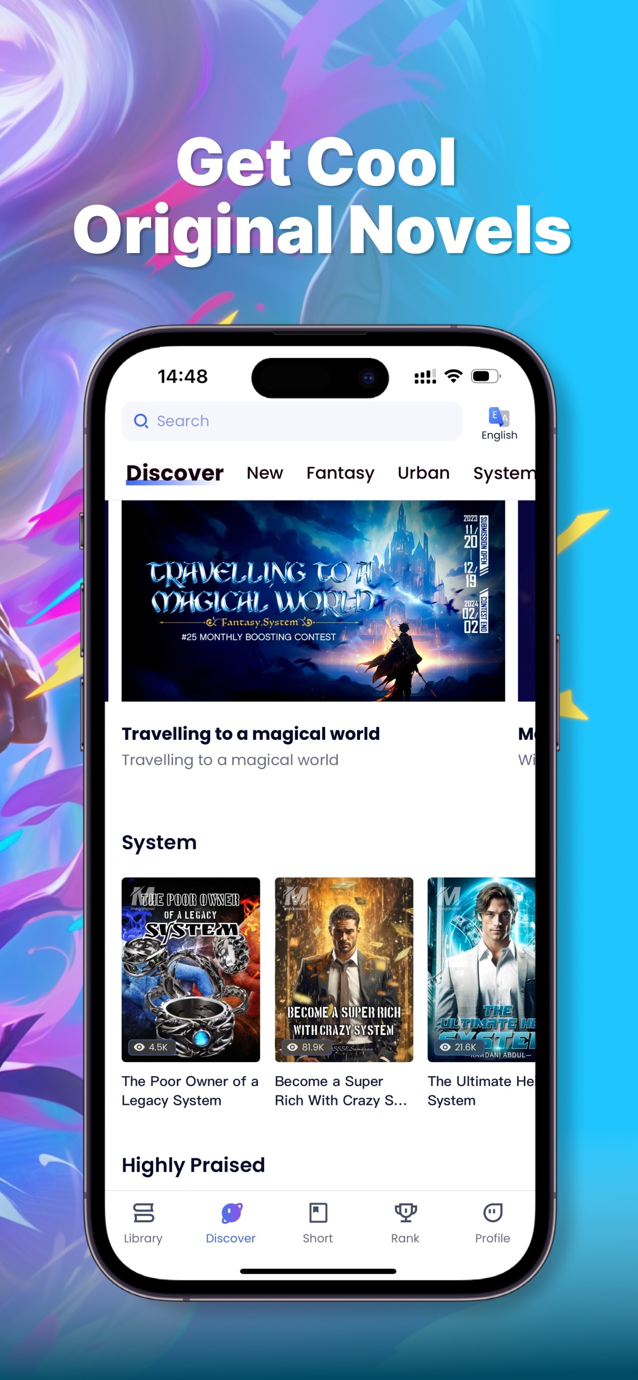 MegaNovel - fiction & webtoon App Store screenshot 3