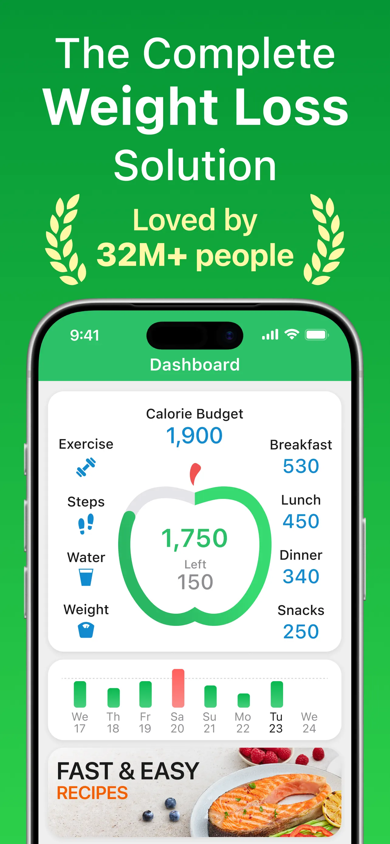 Calorie Counter - MyNetDiary App Store screenshot 2