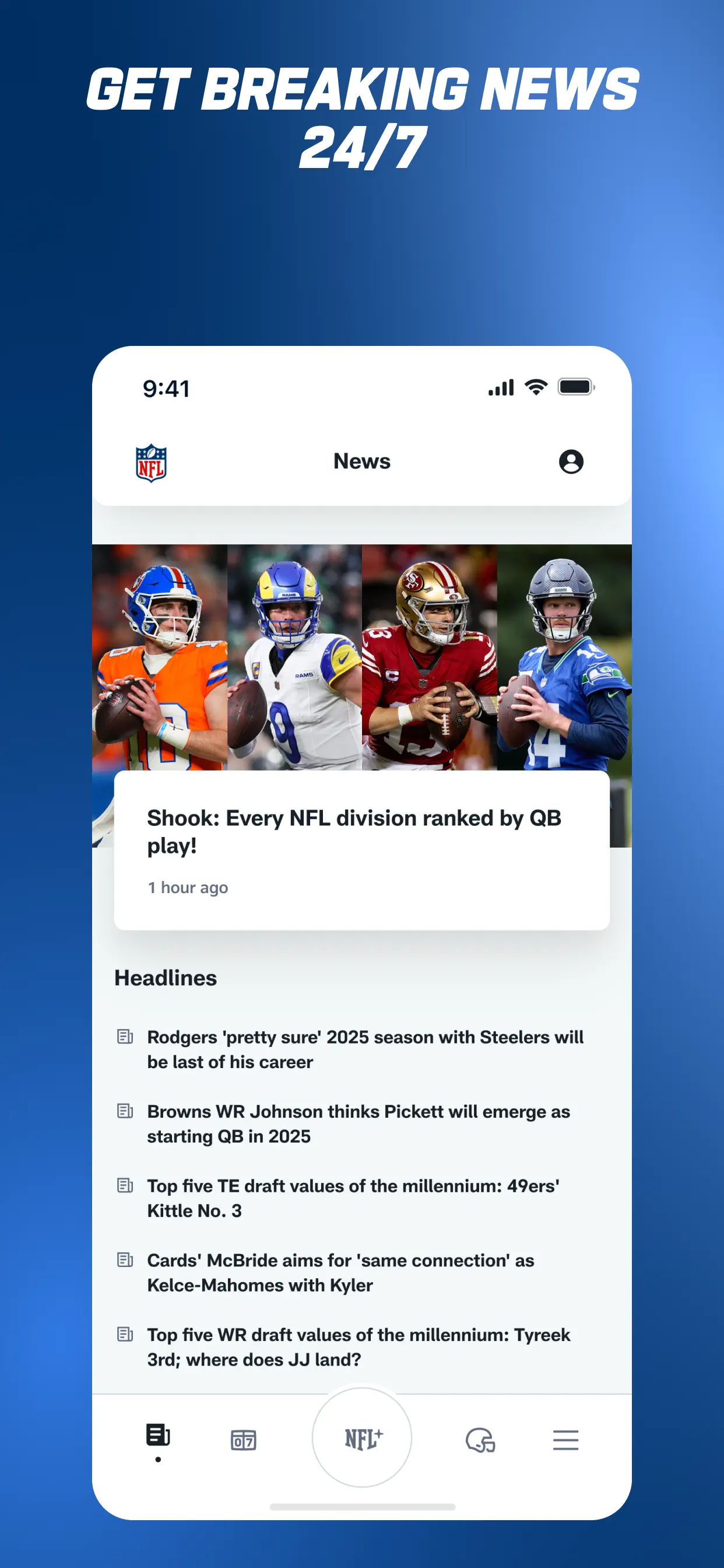 NFL App Store screenshot 3