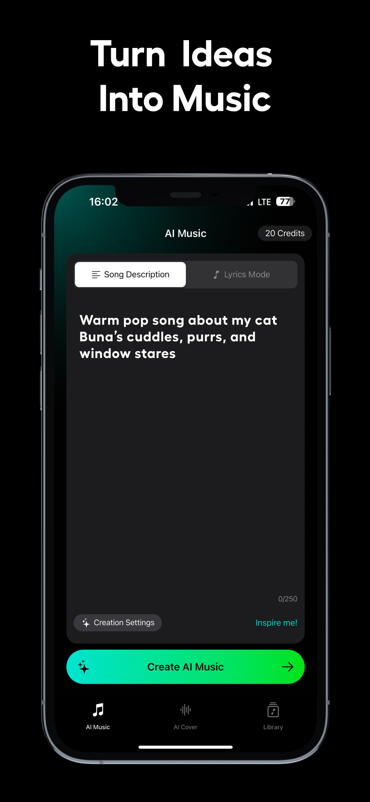 Sona: AI Music & Cover Maker App Store screenshot 3