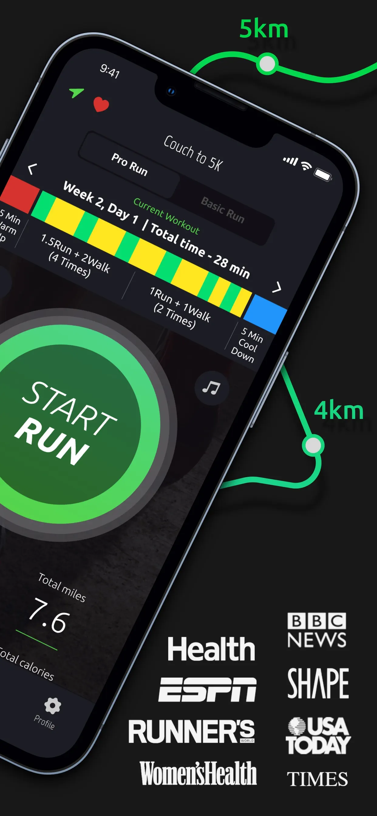 Running Trainer: Tracker&Coach App Store screenshot 2