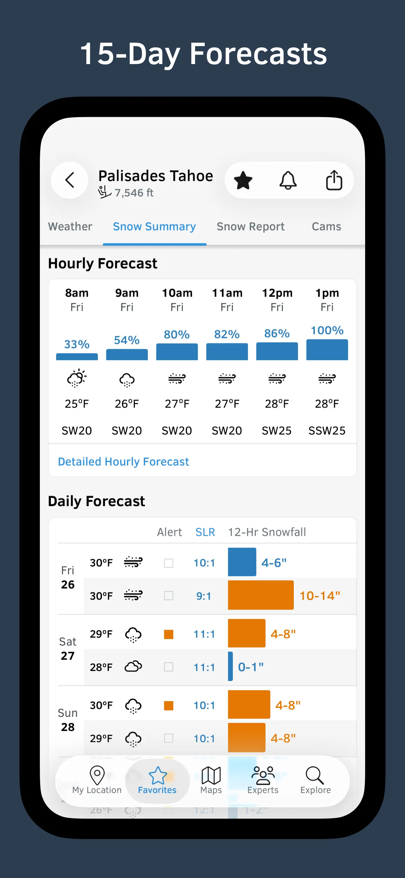 OpenSnow App Store screenshot 2